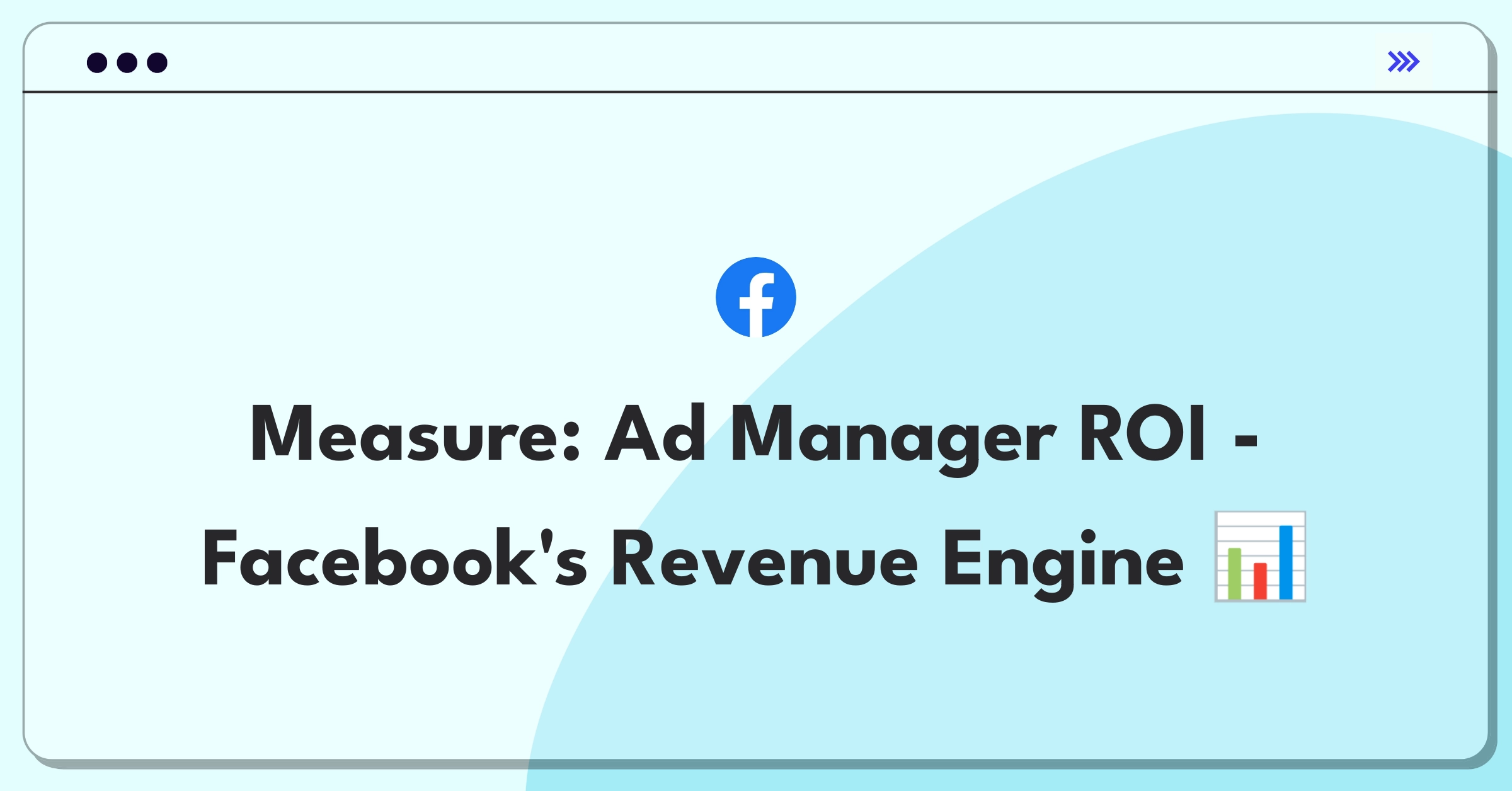 Product Management Analytics Question: Measuring success of Facebook's Ad Manager platform with key metrics and KPIs