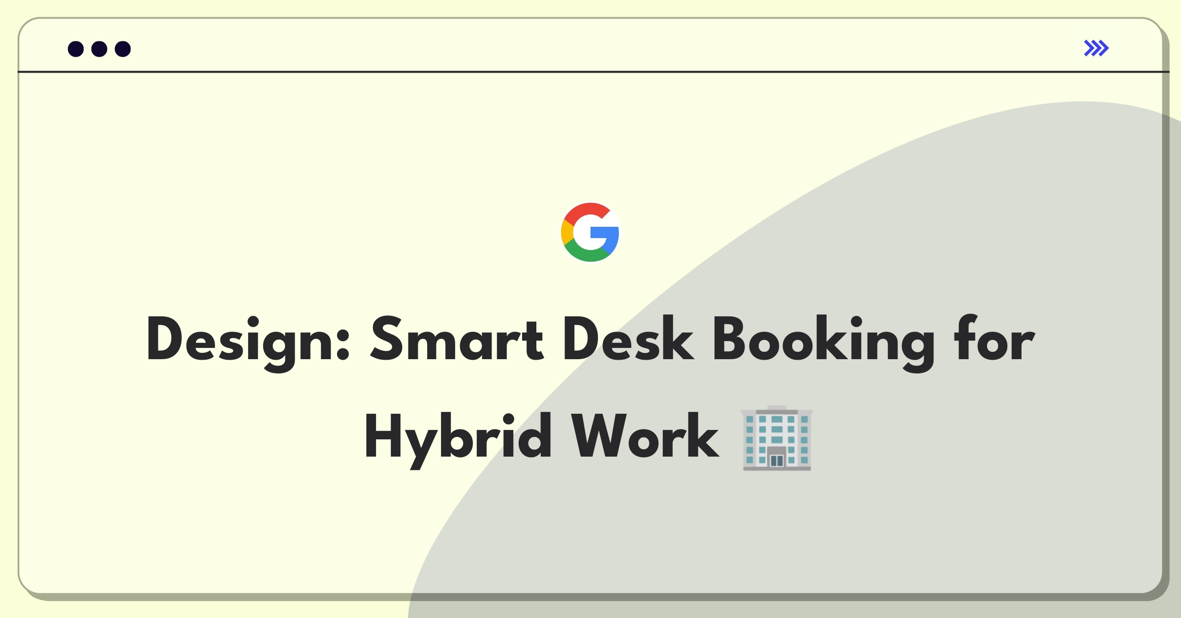 Product Management Design Question: Office desk booking system layout with social distancing measures