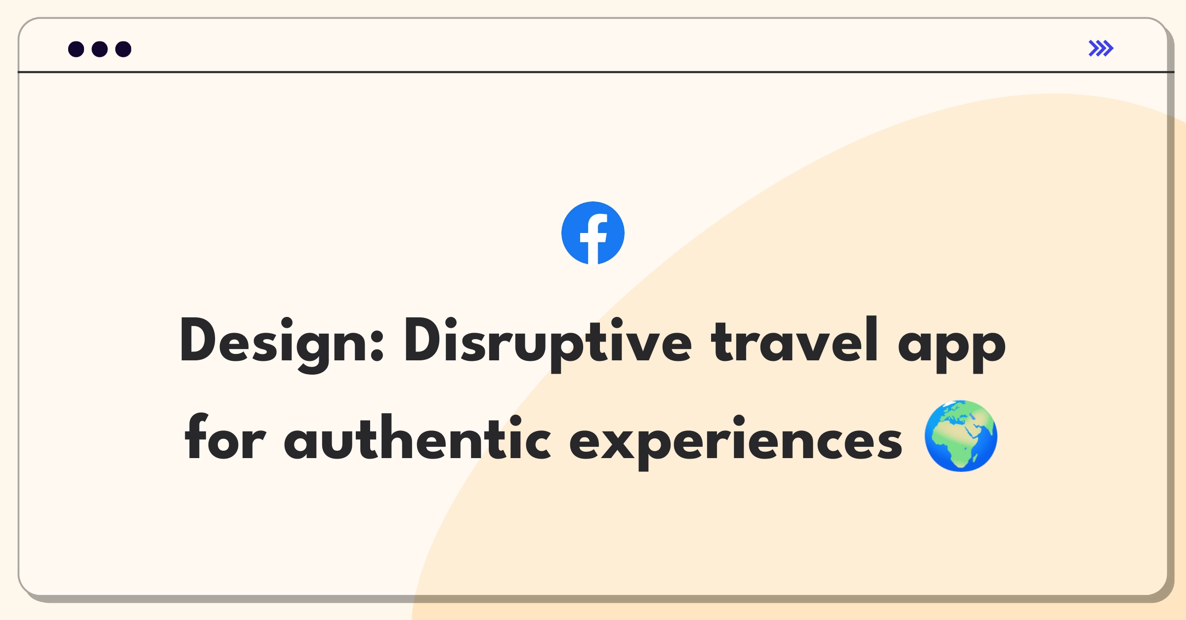 Product Management Design Question: Innovative travel startup software concept illustration