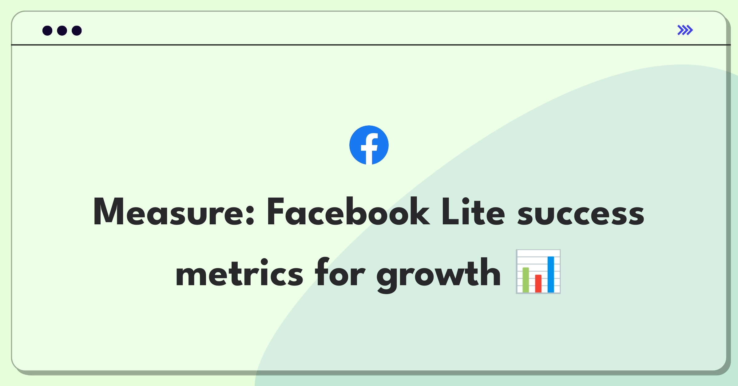 Product Management Metrics Question: Facebook Lite goal-setting challenge for emerging markets