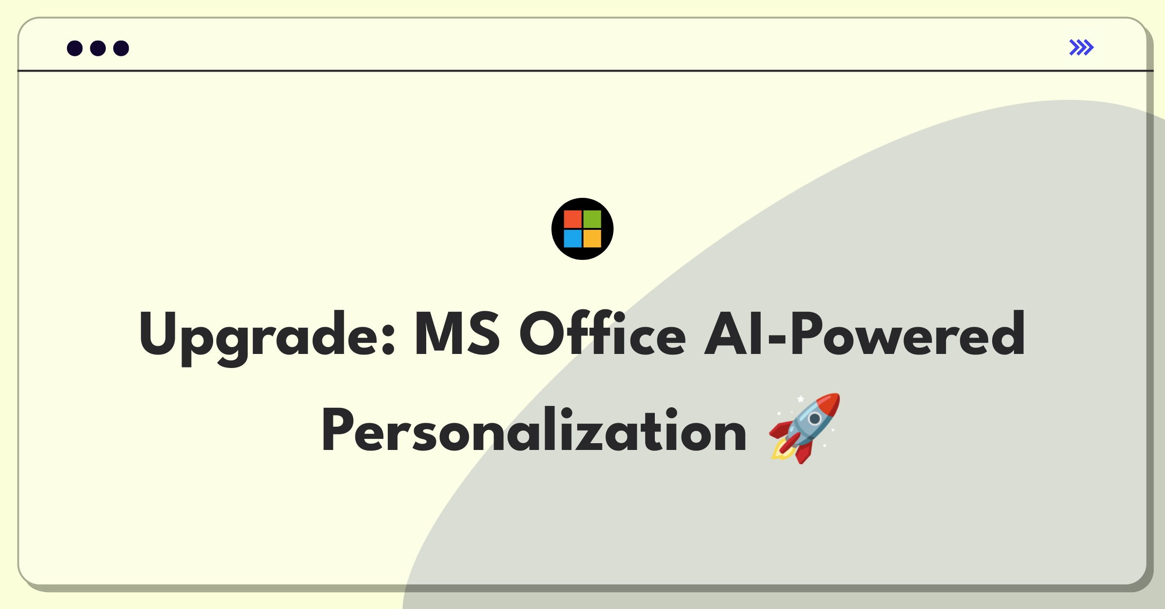 Product Management Improvement Question: Personalizing Microsoft Office for enhanced user experience and productivity