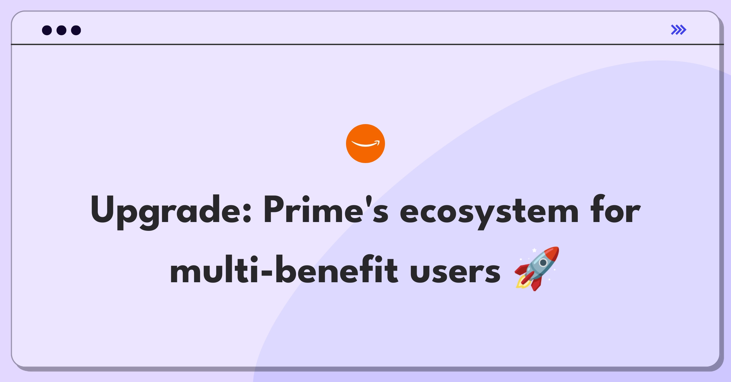 Product Management Strategy Question: Improving Amazon Prime's user experience and service integration