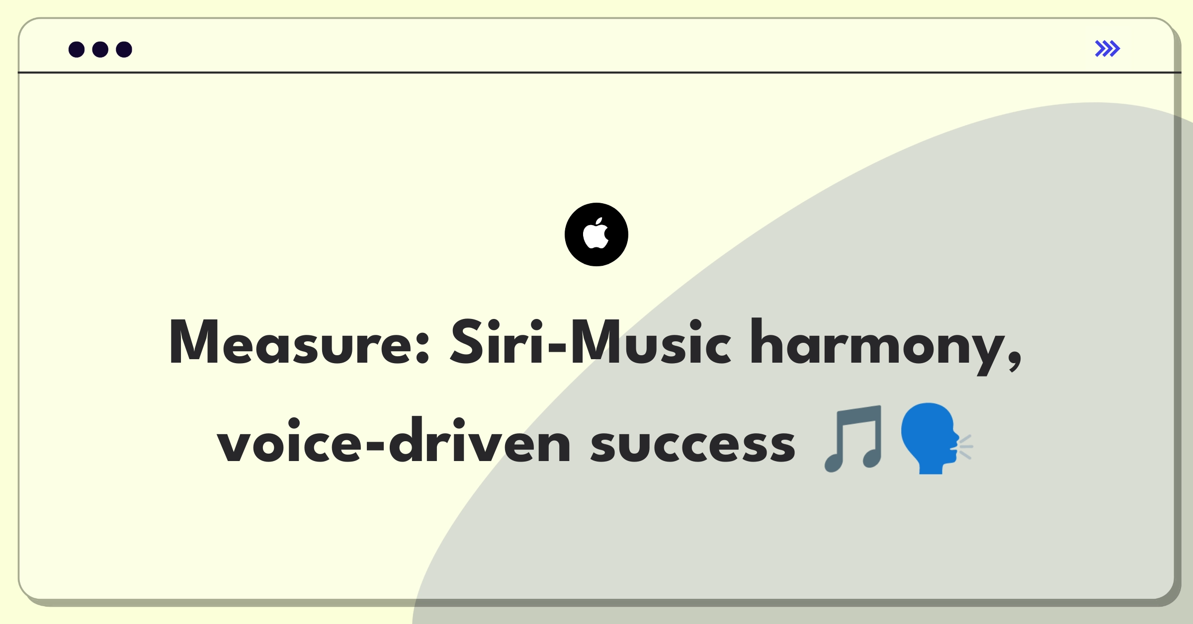 Product Management Success Metrics Question: Apple Music and Siri integration effectiveness measurement