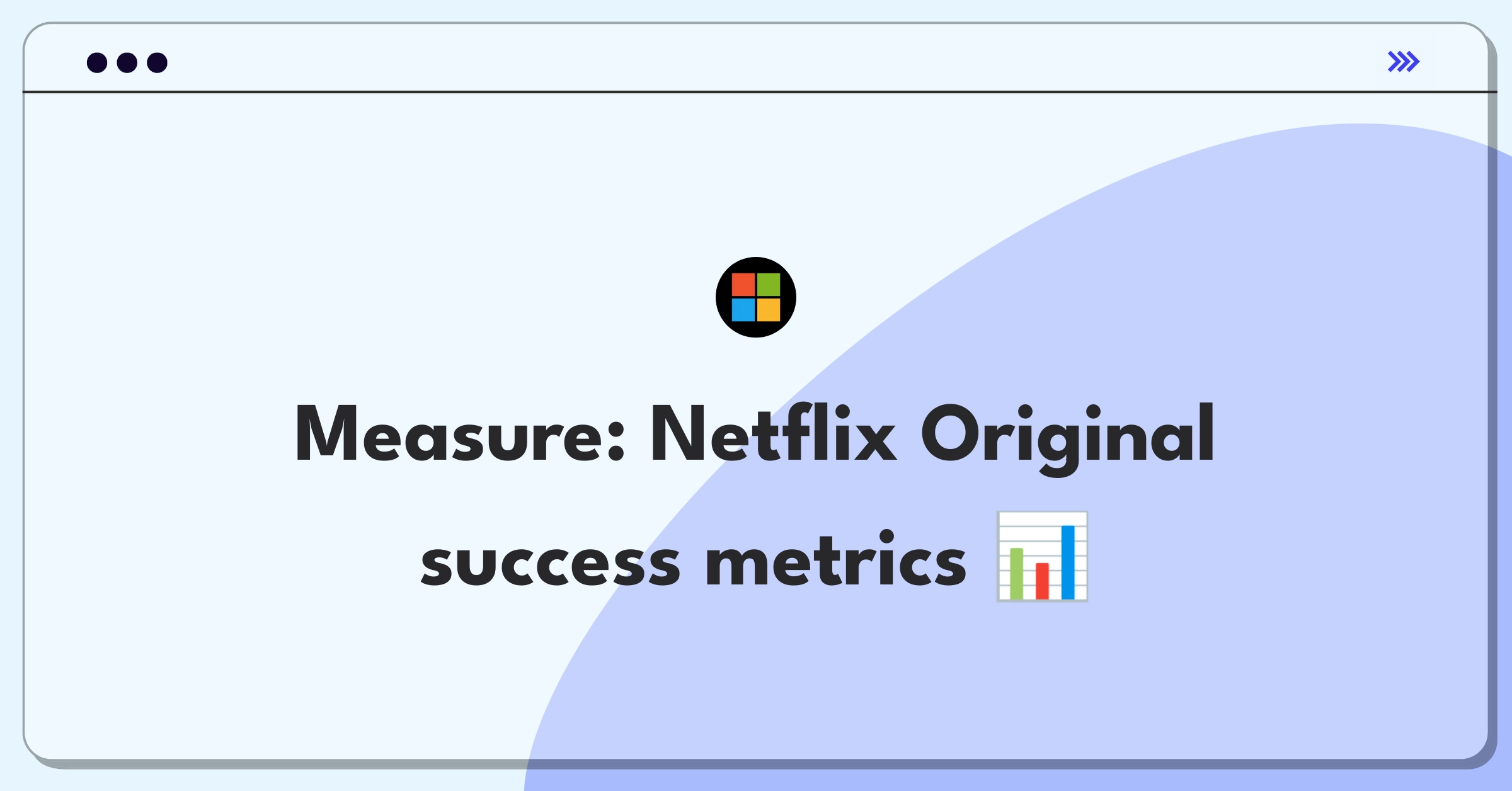 Product Management Analytics Question: Measuring Netflix Original performance and health metrics