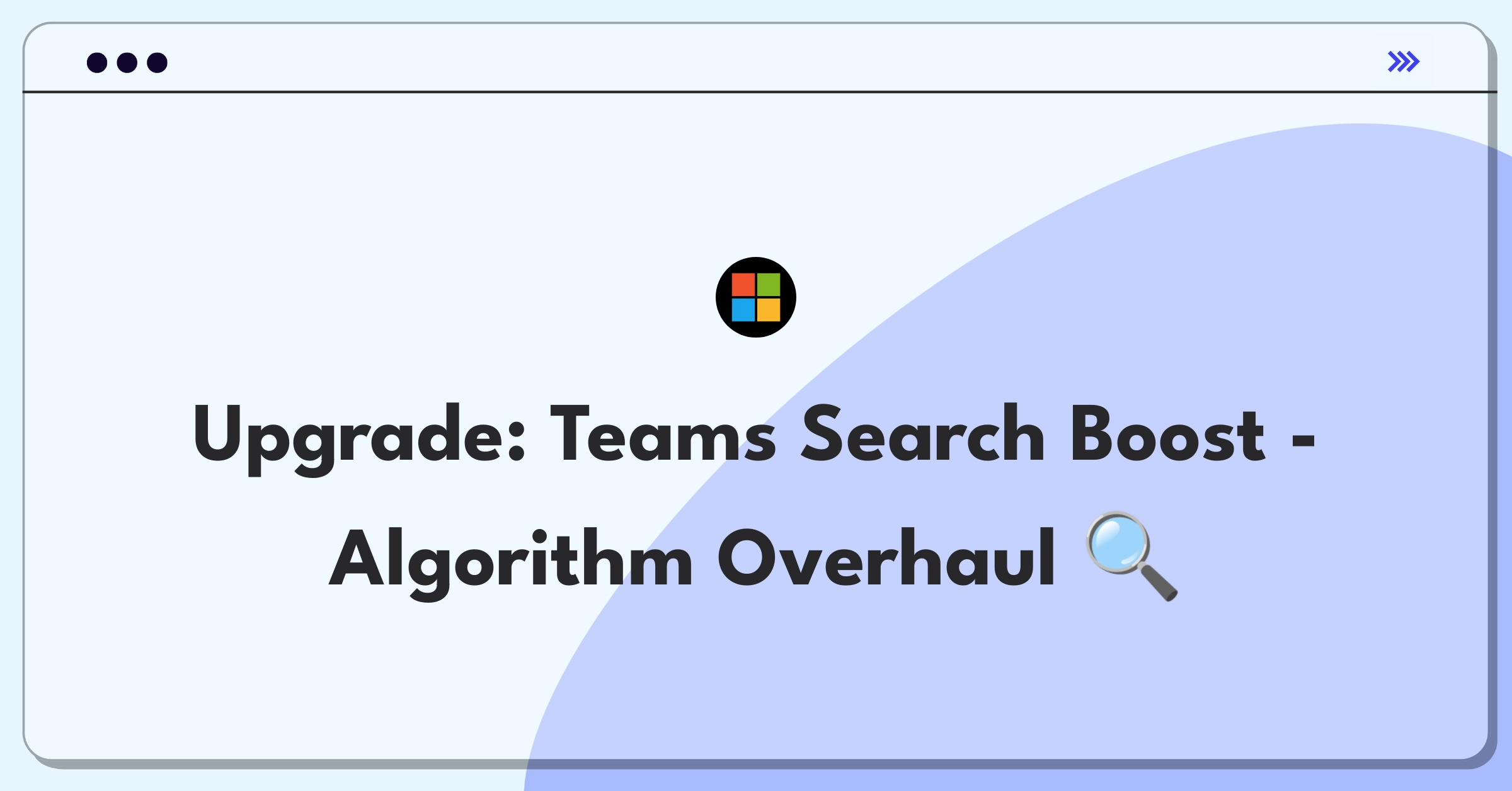 Product Management Technical Question: Improving Microsoft Teams search functionality through algorithm optimization