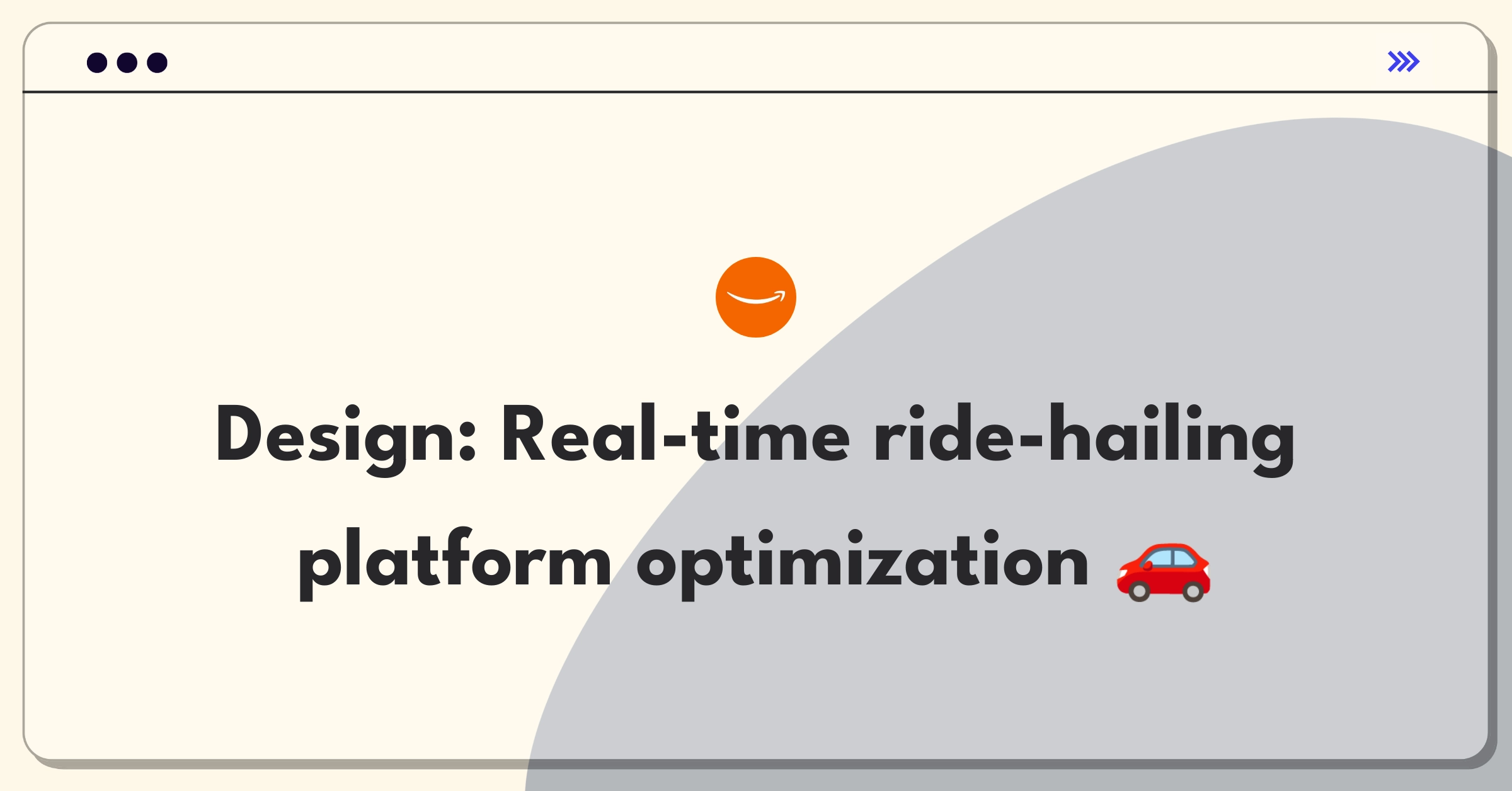 Product Management Design Question: Car booking platform with real-time updates and user interface