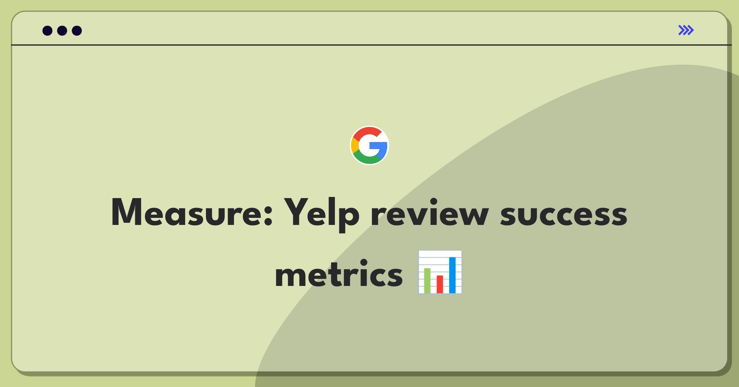 Product Management Analytics Question: Defining success metrics for Yelp reviews