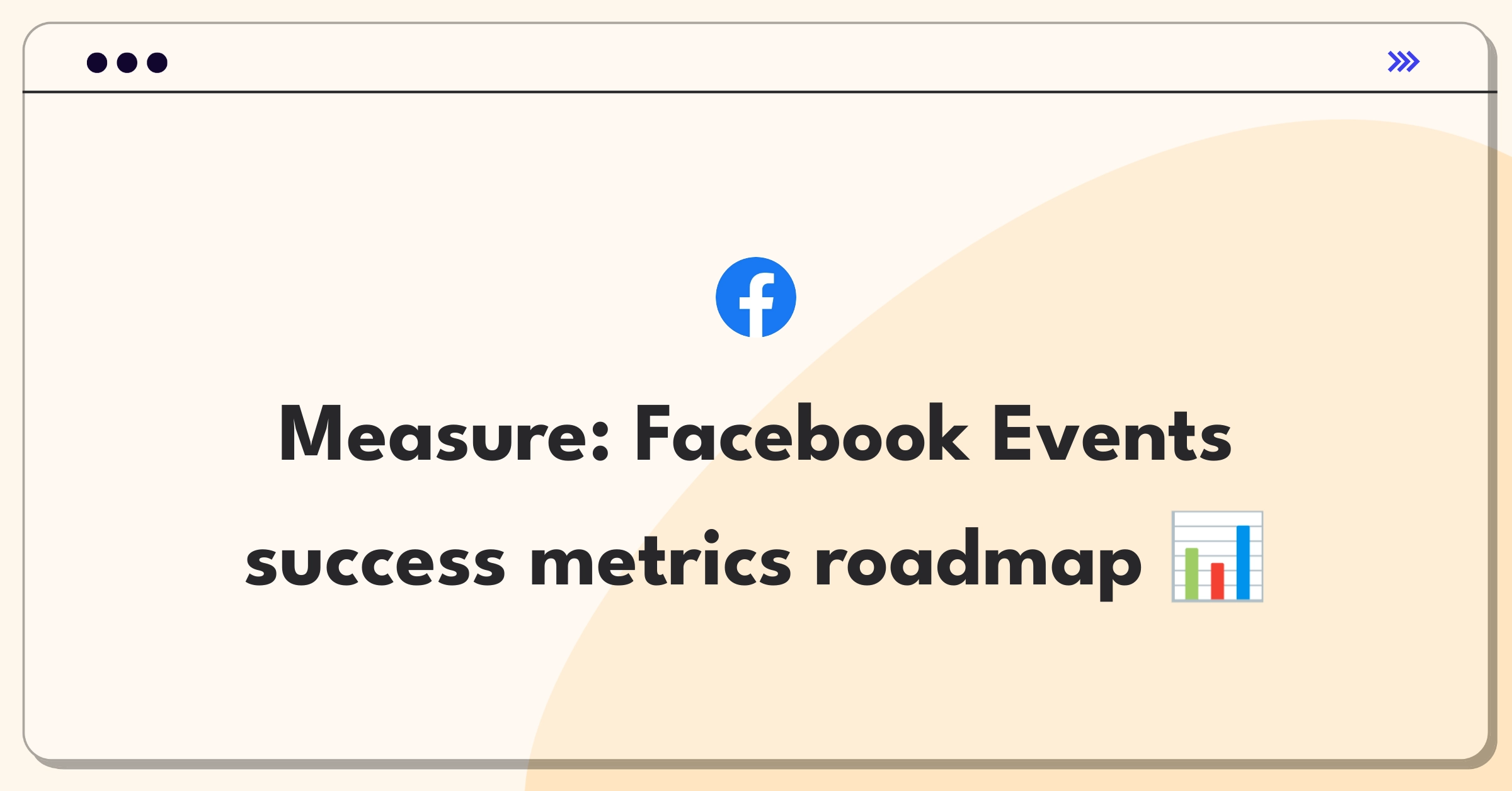 Product Management Metrics Question: Facebook Events goal-setting framework with key performance indicators and stakeholder considerations