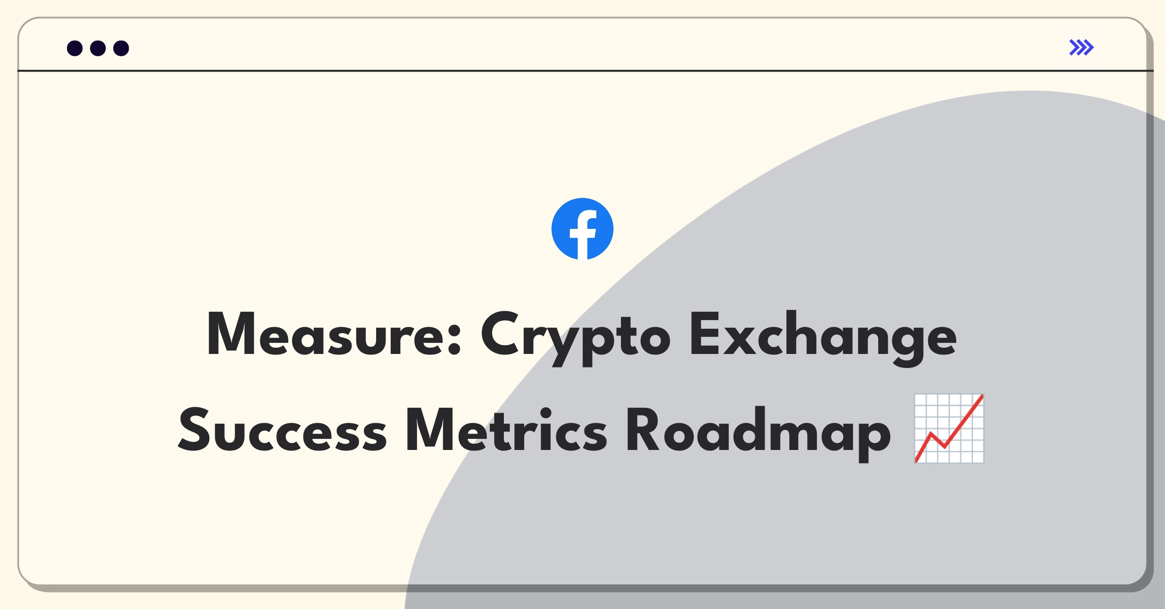 Product Management Strategy Question: Whiteboard sketch of crypto exchange metrics and roadmap timeline