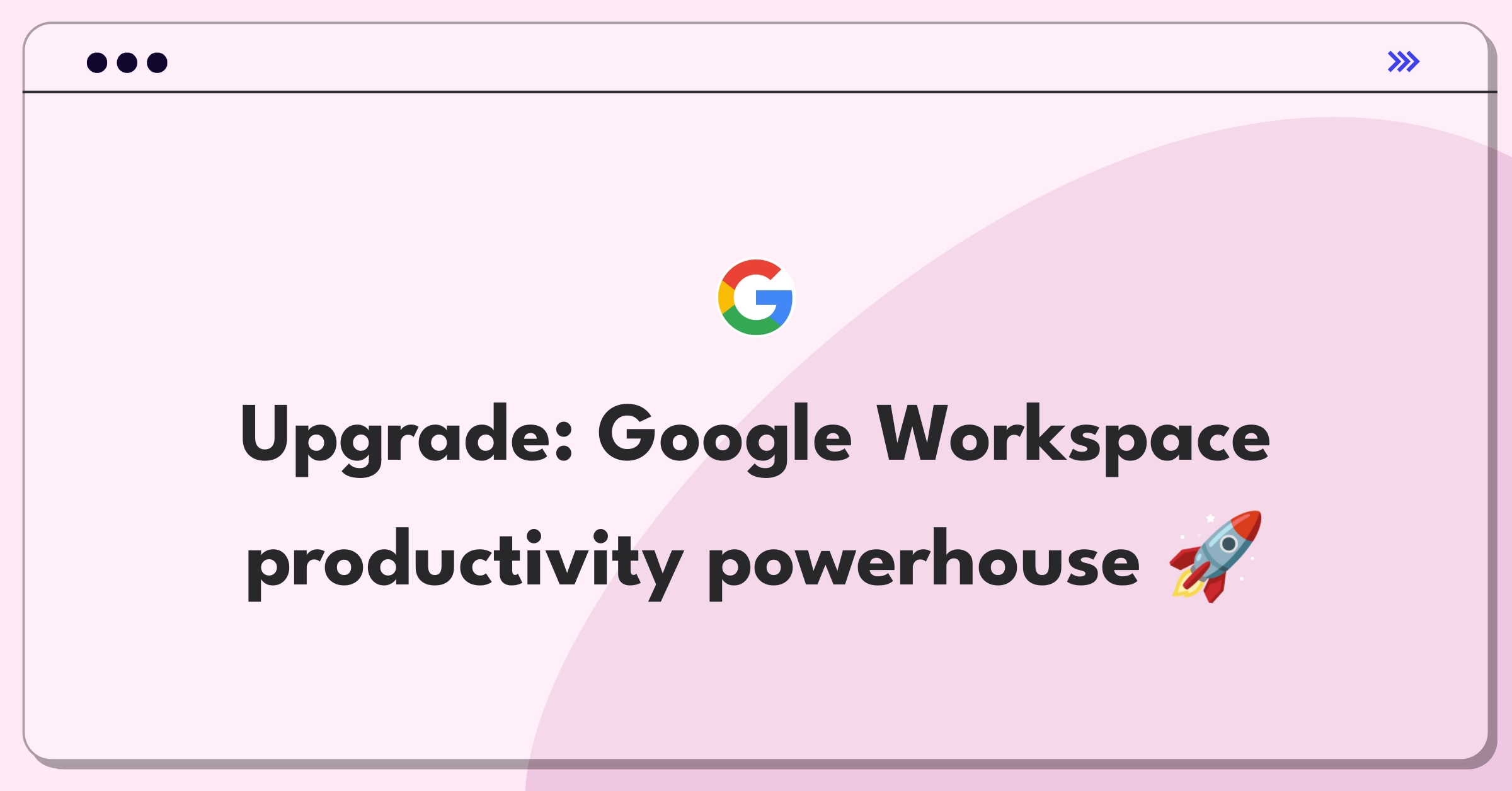 Product Management Improvement Question: Google Workspace challenges and solutions whiteboard sketch