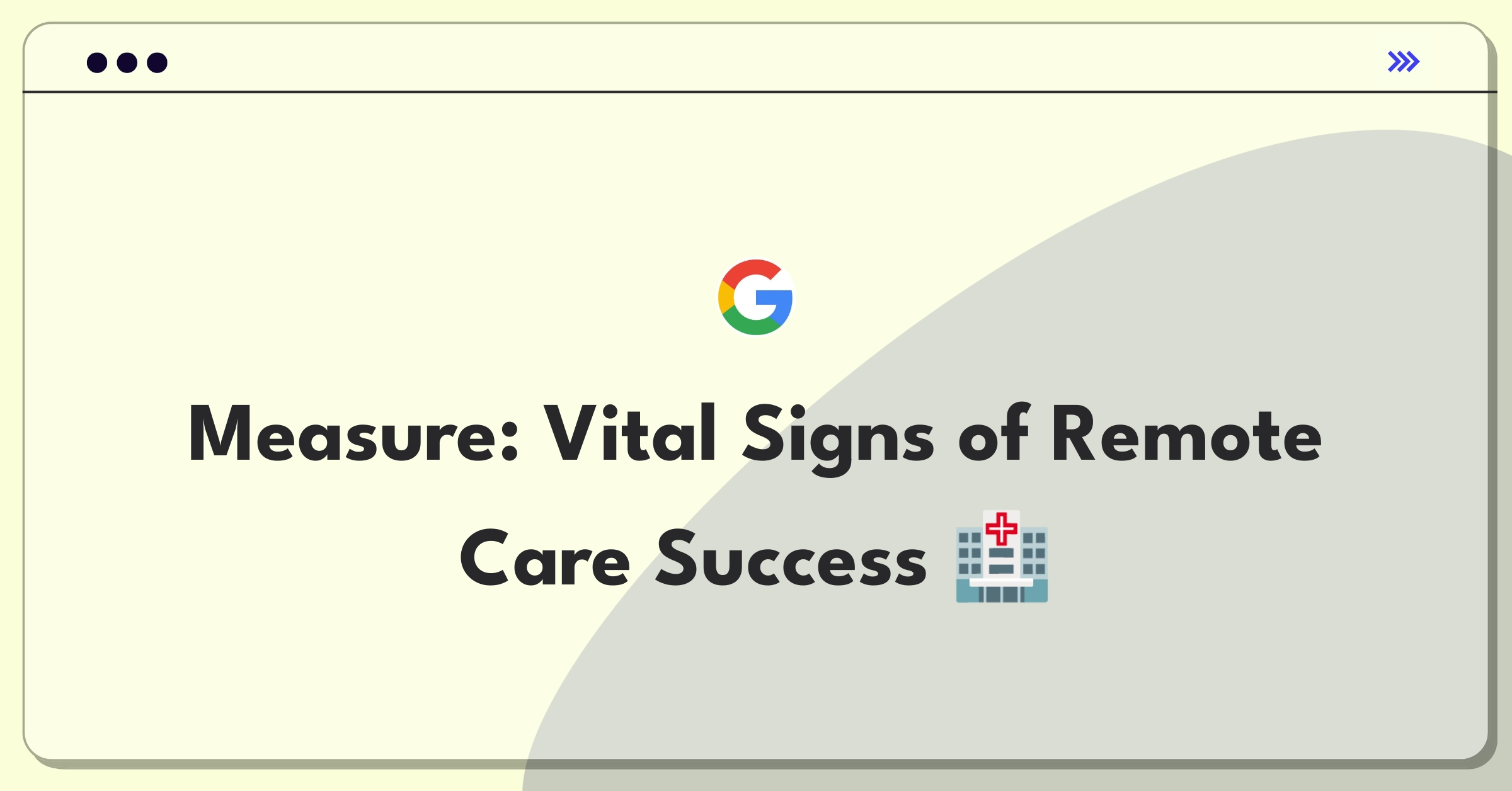 Product Management Success Metrics Question: Healthcare remote monitoring system dashboard with patient data and key performance indicators