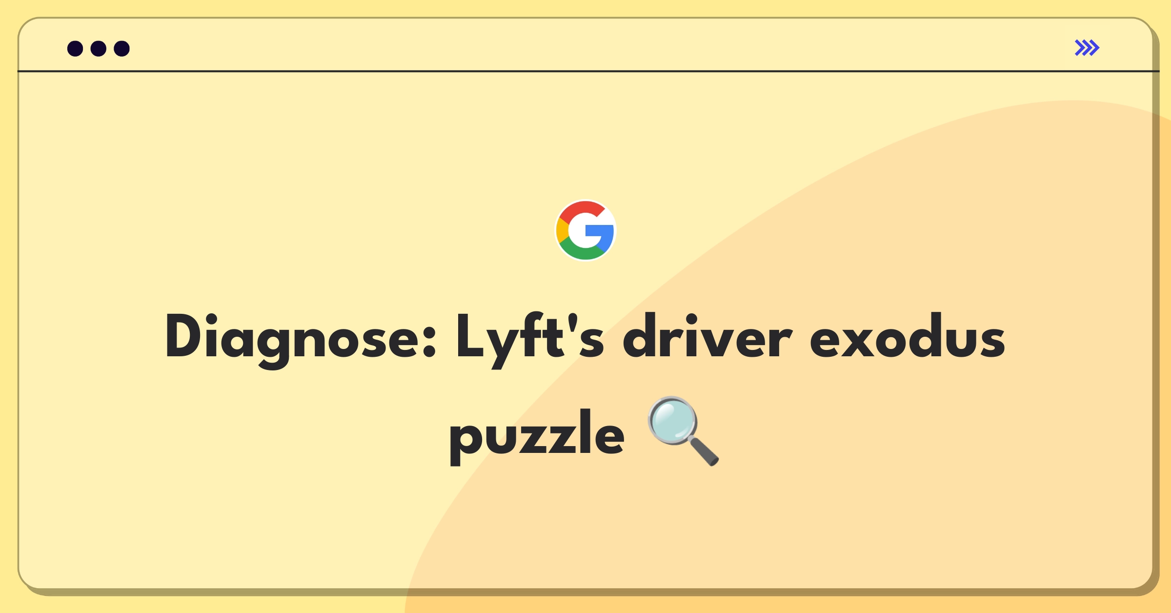 Product Management Root Cause Analysis Question: Investigating Lyft driver retention decline in a specific city