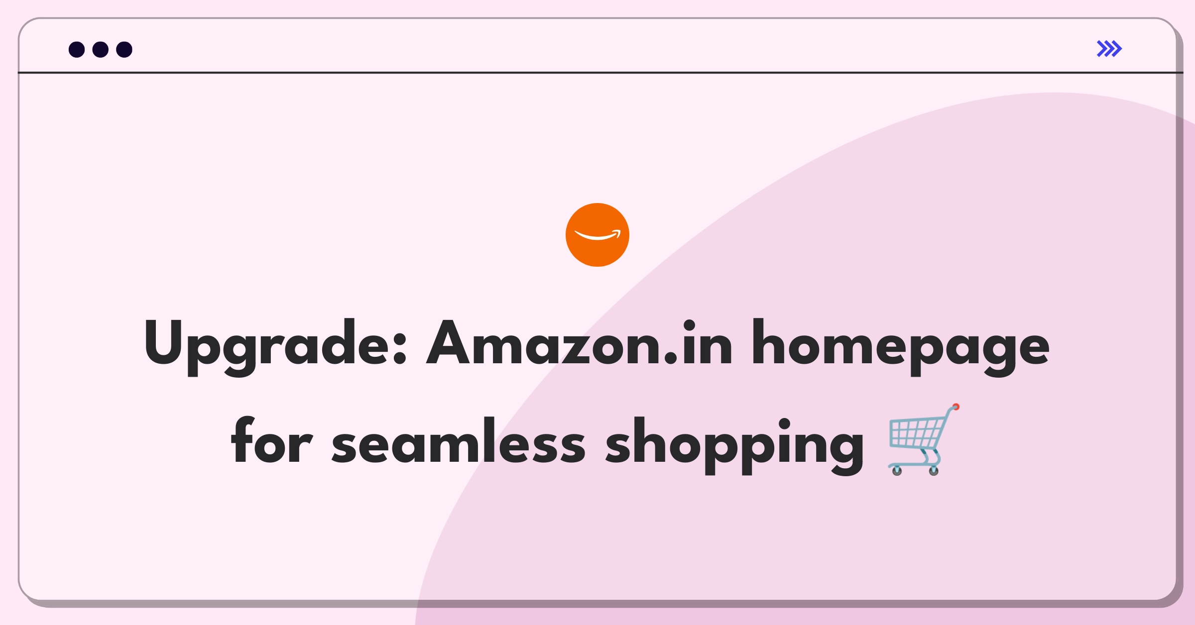 Product Management Improvement Question: Enhancing Amazon India's homepage for better user experience and conversions