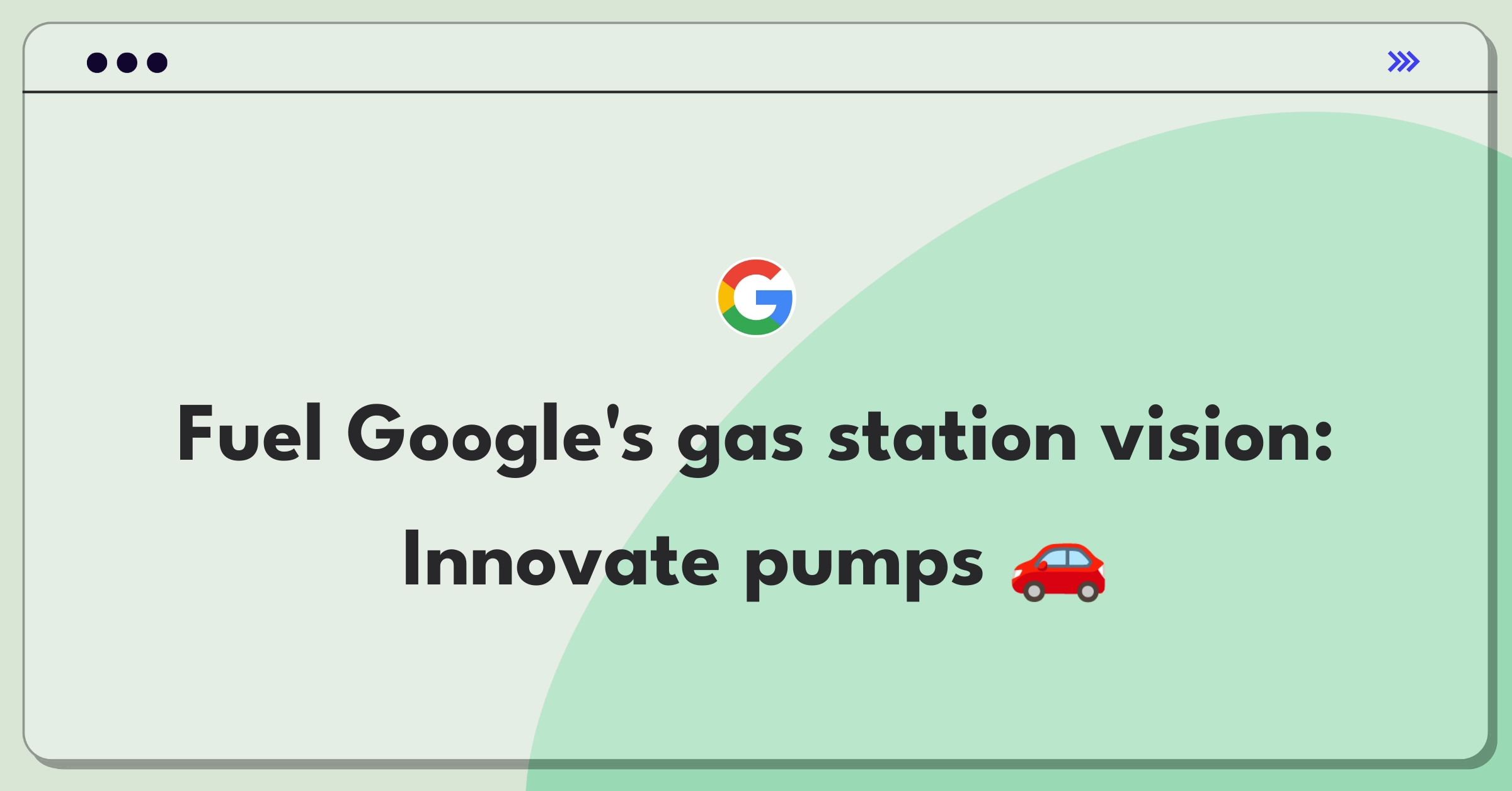 Product Management Strategy Question: Google entering gas station market with tech-driven approach