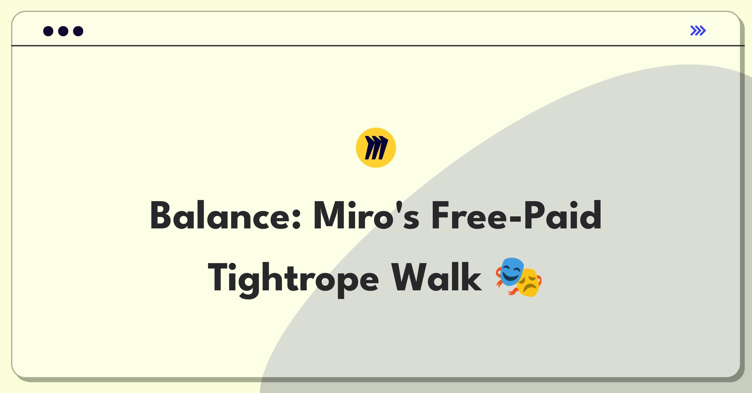 Product Management Trade-off Question: Balancing Miro's free and paid features for optimal growth