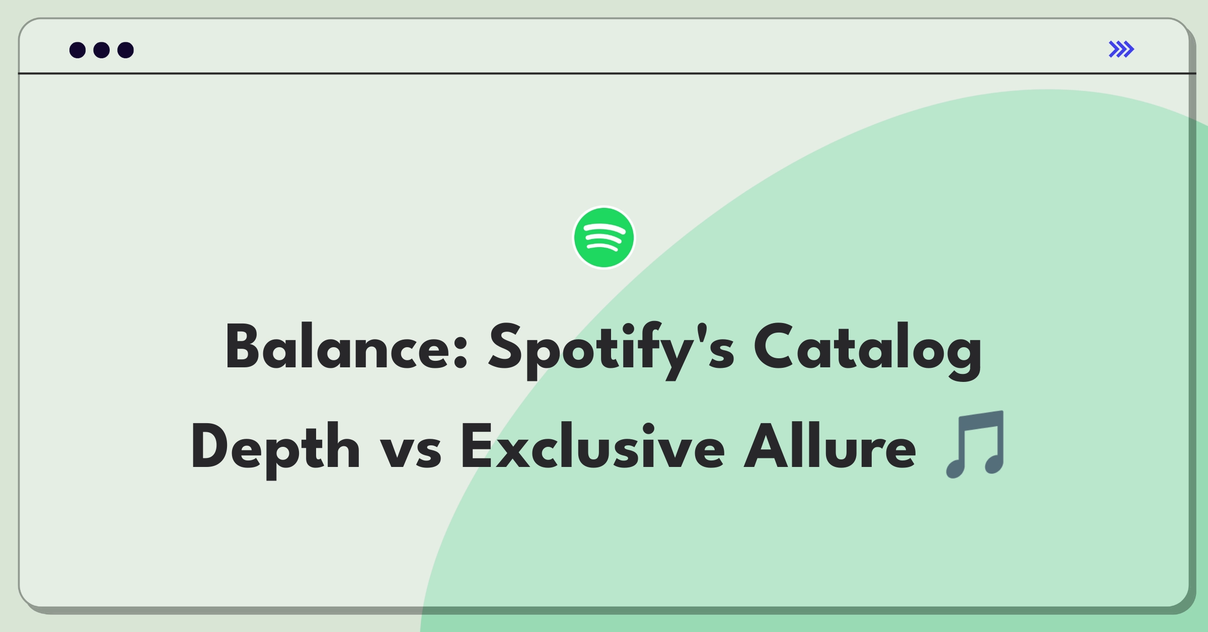 Product Management Trade-off Question: Spotify music catalog expansion versus securing exclusive releases