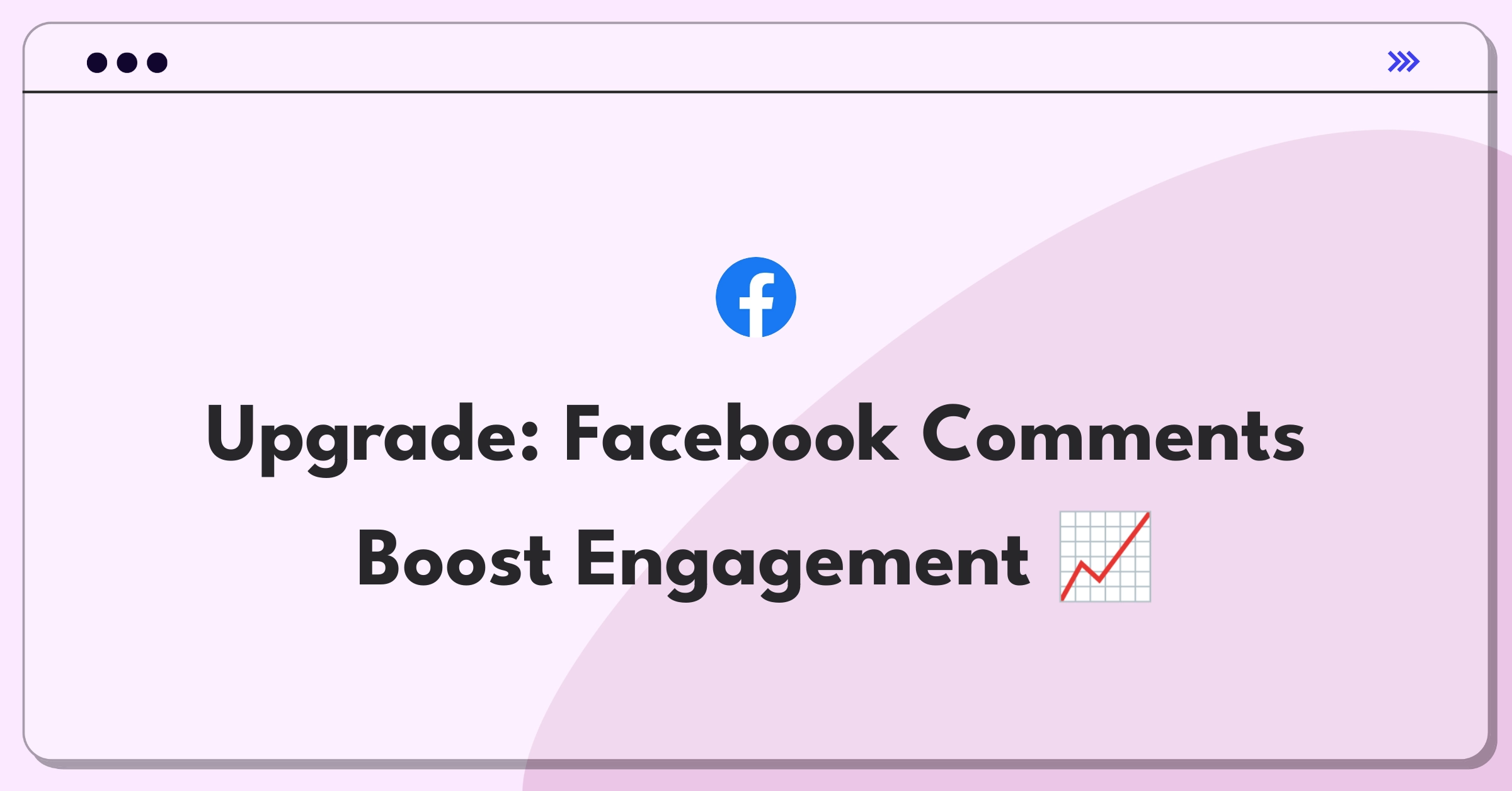 Product Management Strategy Question: Improving Facebook's comment system to increase user engagement