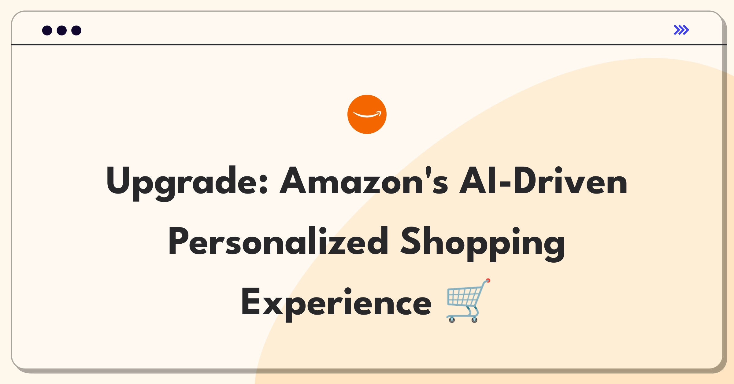 Product Management Improvement Question: Enhancing Amazon's recommendation system for personalized shopping