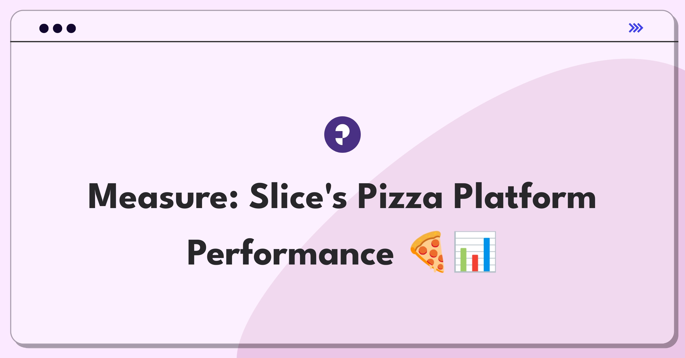 Product Management Metrics Question: Measuring success of Slice's online ordering platform for local pizzerias