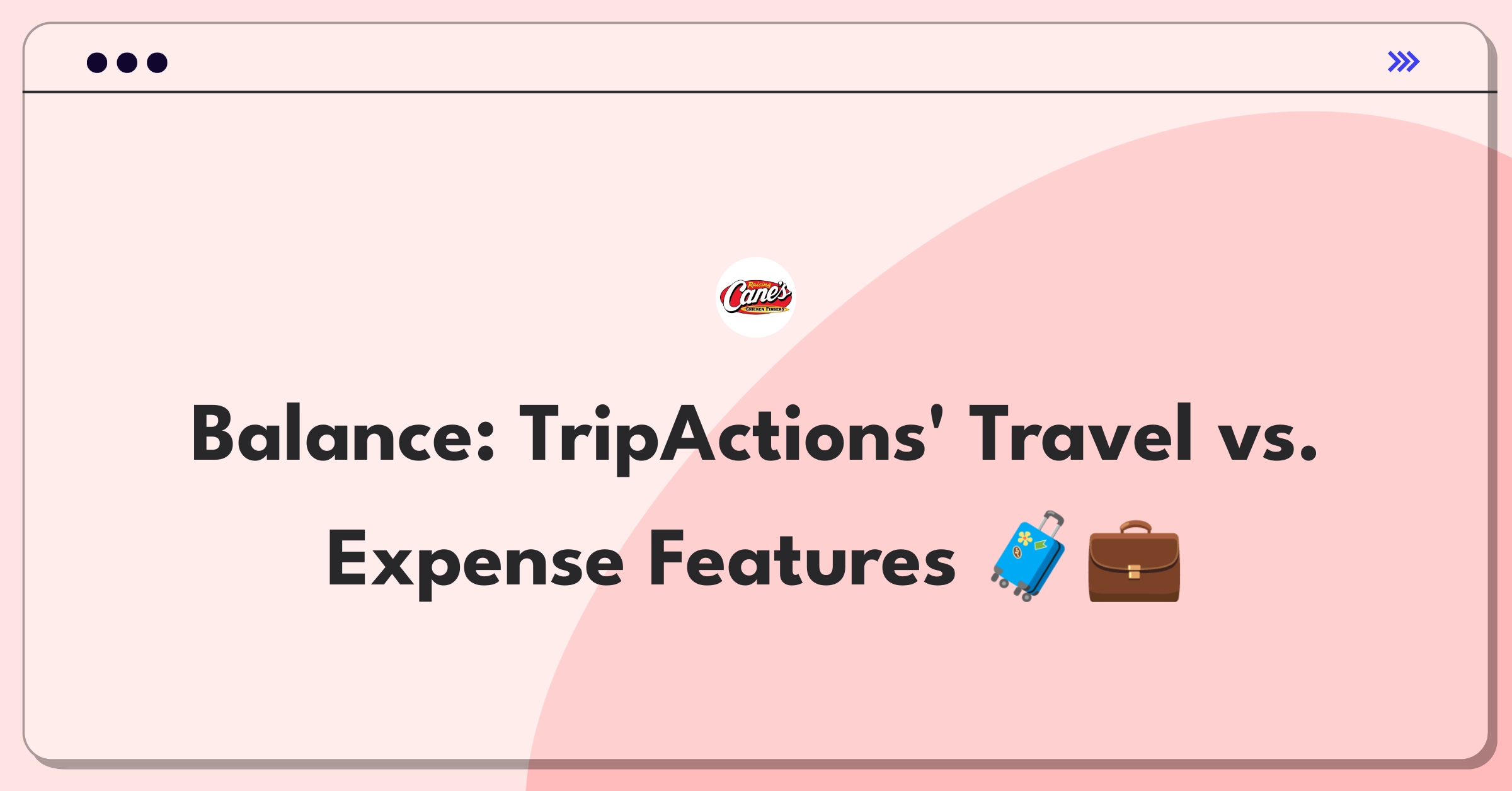 Product Management Trade-Off Question: TripActions feature prioritization between travel booking and expense management