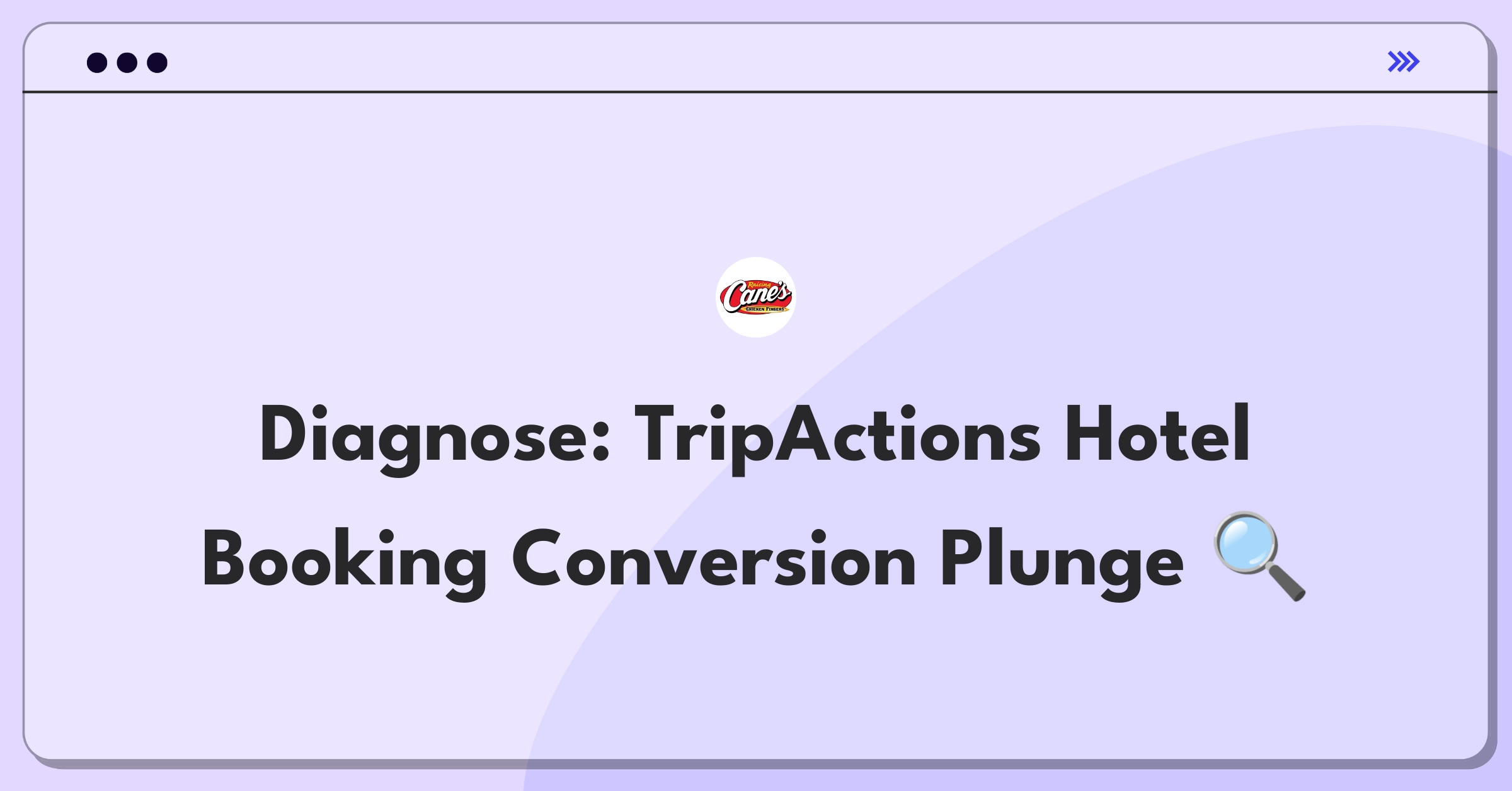 Product Management Root Cause Analysis Question: Investigating TripActions hotel booking conversion drop