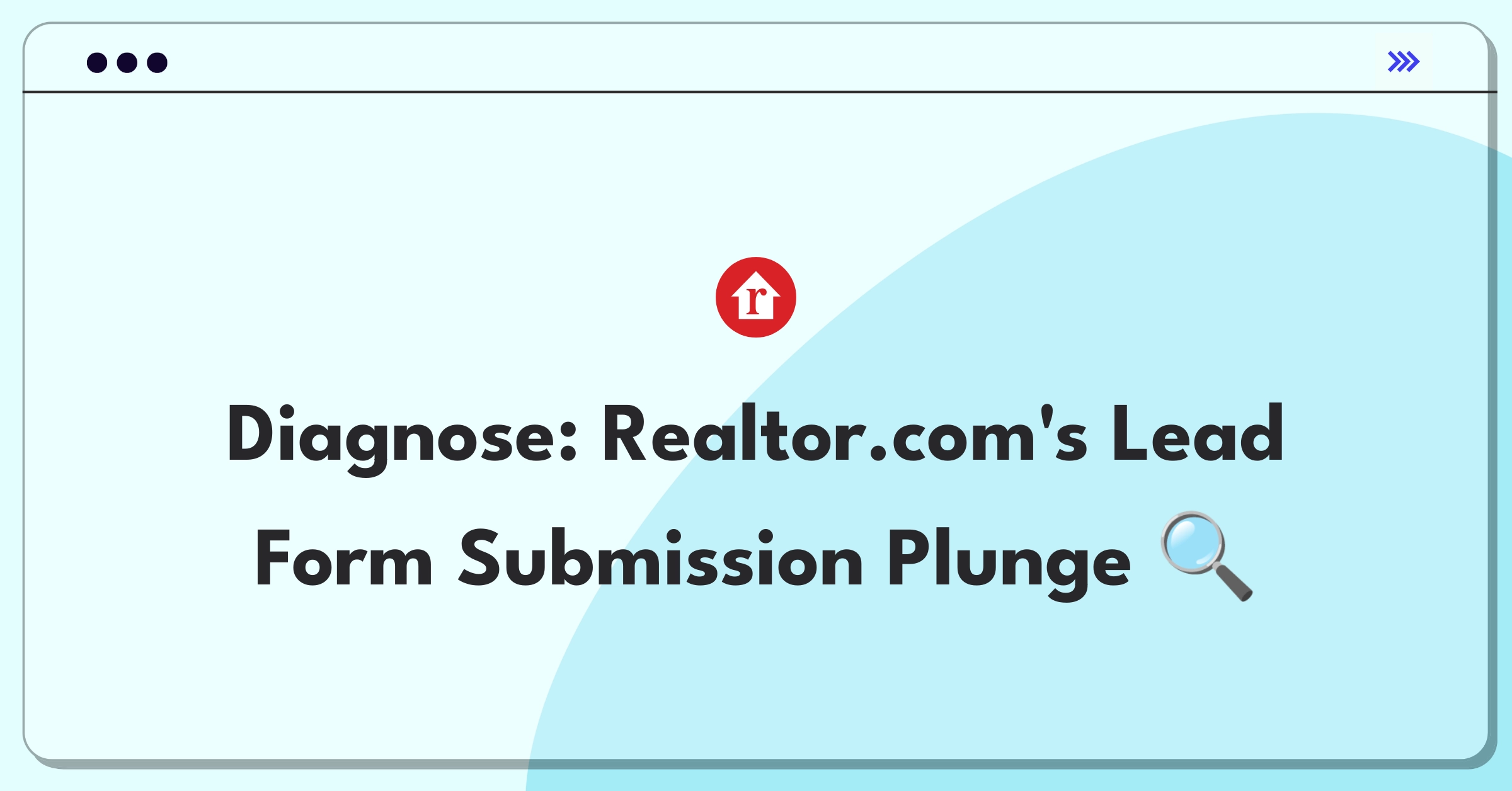 Product Management Root Cause Analysis Question: Investigating sudden drop in lead form submissions for real estate platform