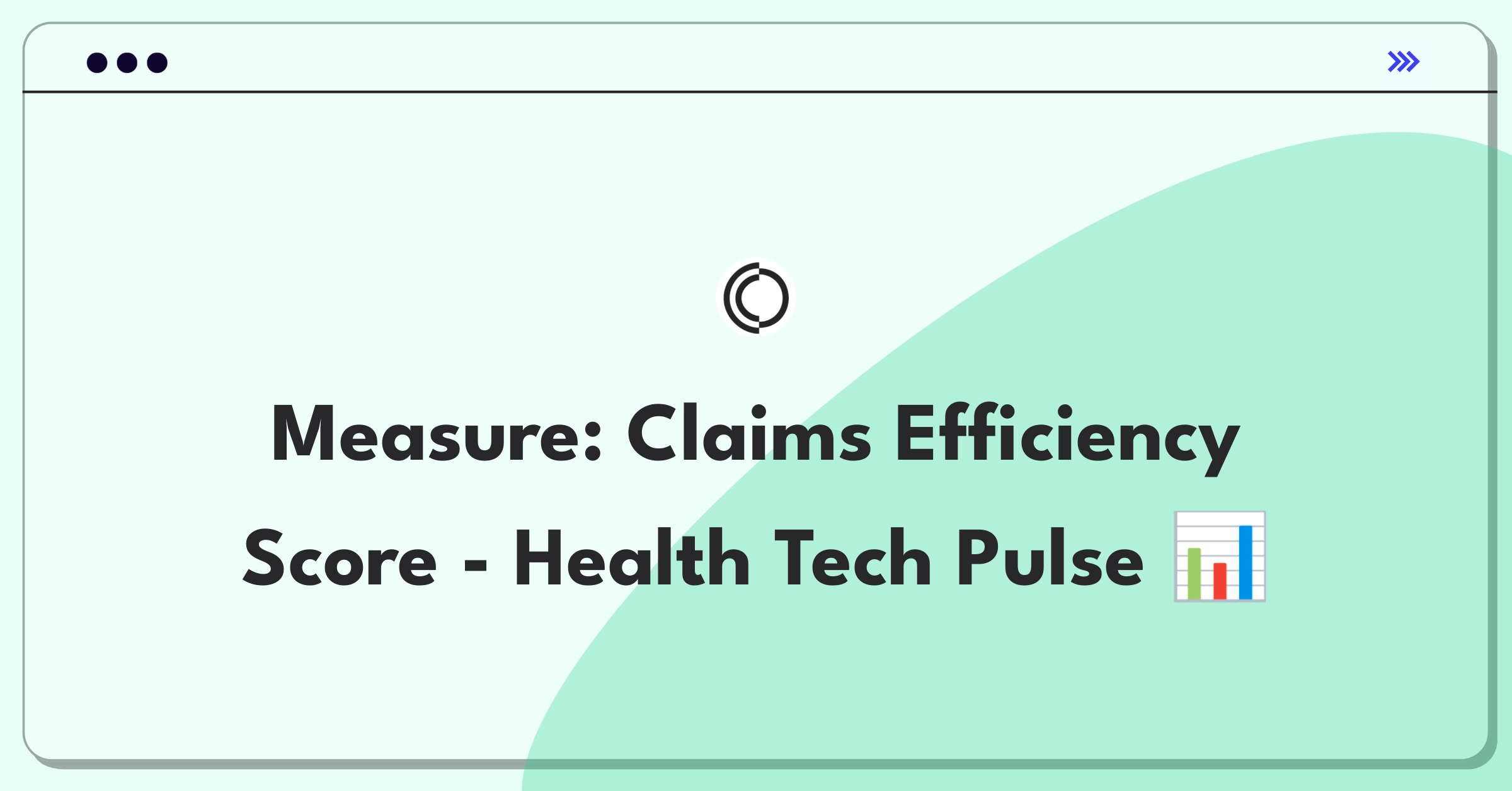 Product Management Metrics Question: Defining success for a healthcare claims management system using KPIs