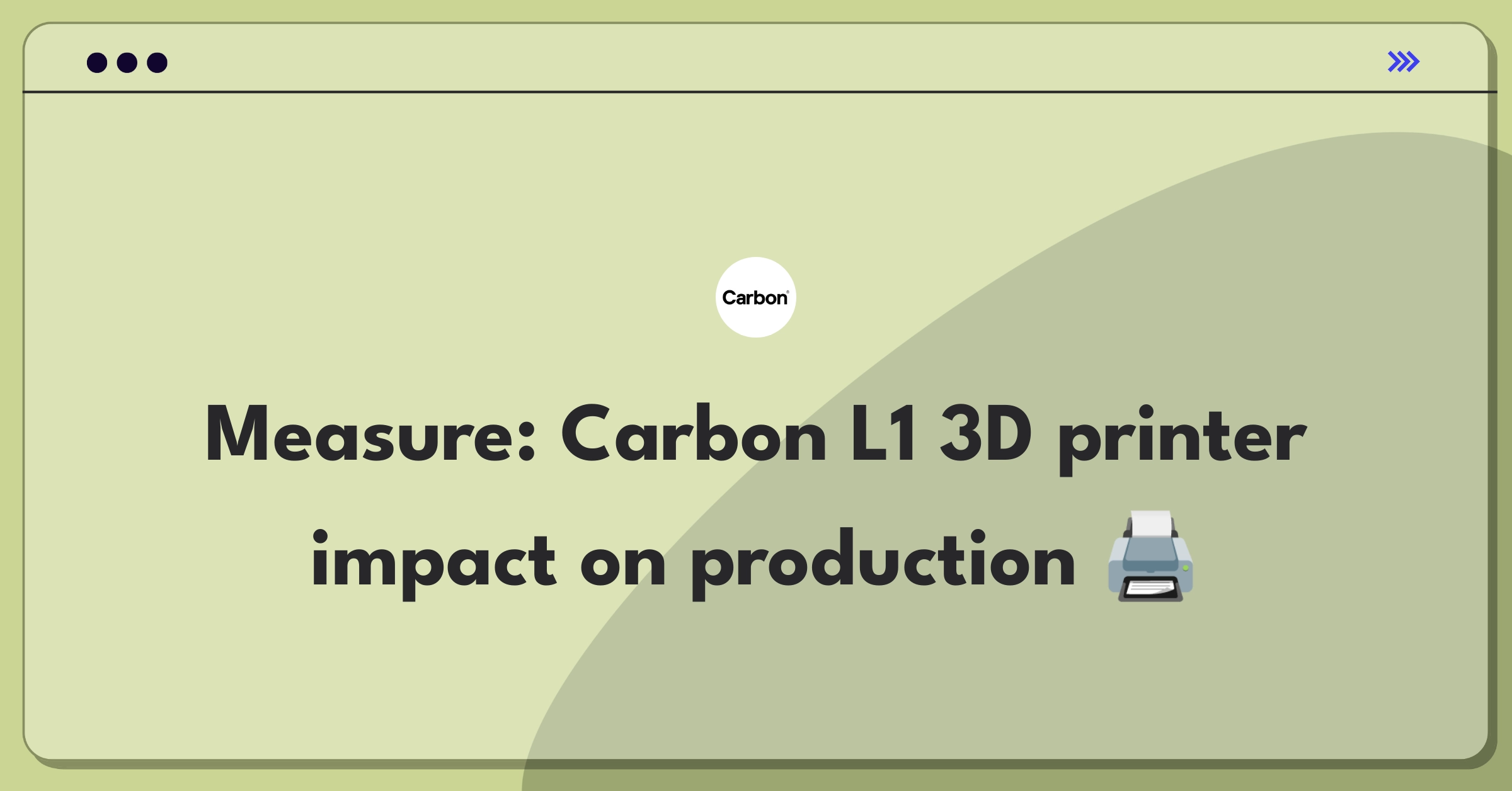 Product Management Analytics Question: Evaluating success metrics for Carbon's industrial 3D printer