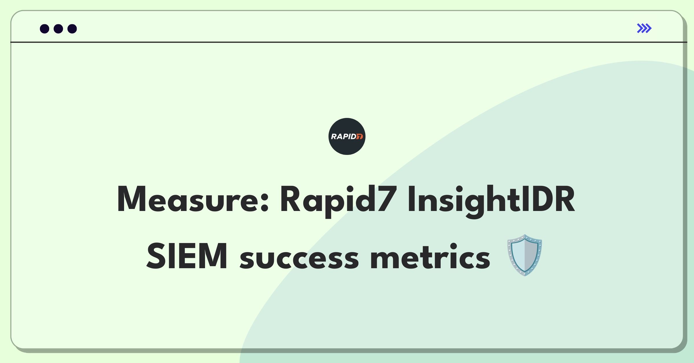 Product Management Analytics Question: Evaluating cloud SIEM solution success for Rapid7's InsightIDR