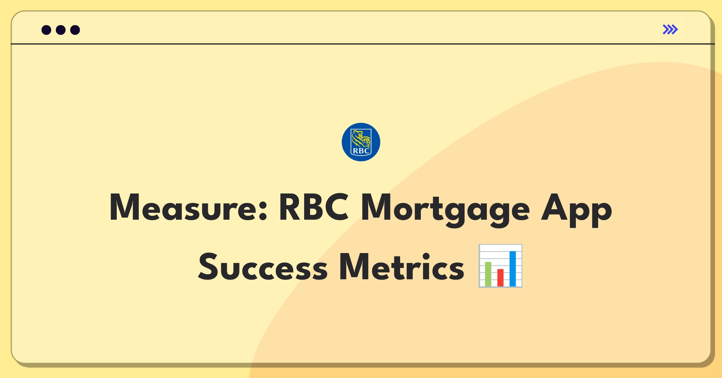 Product Management Metrics Question: Defining success for RBC's online mortgage application process