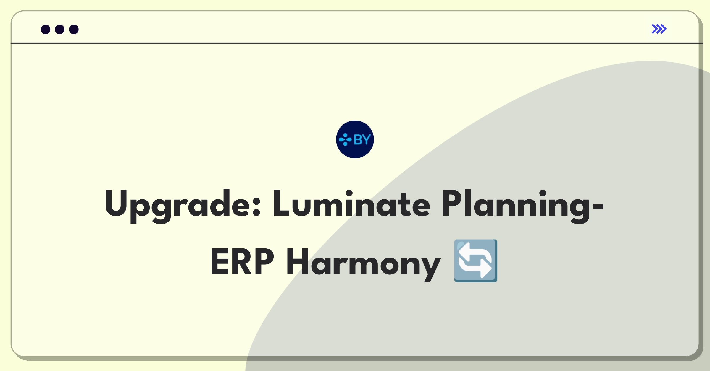 Product Management Improvement Question: Blue Yonder Luminate Planning ERP integration enhancement strategy