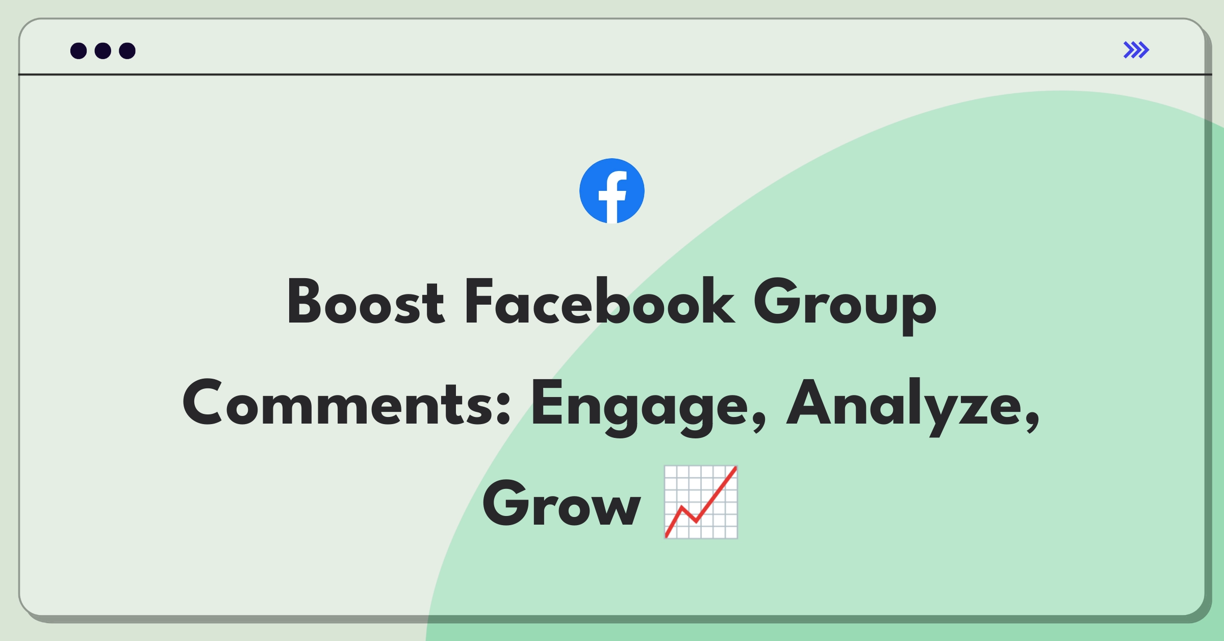 Product Management Growth Question: Increasing user engagement in Facebook groups through comment growth strategies