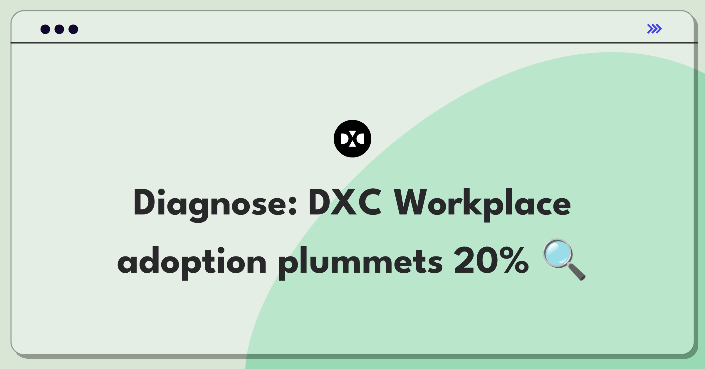 Product Management Root Cause Analysis Question: DXC Technology healthcare adoption decline investigation