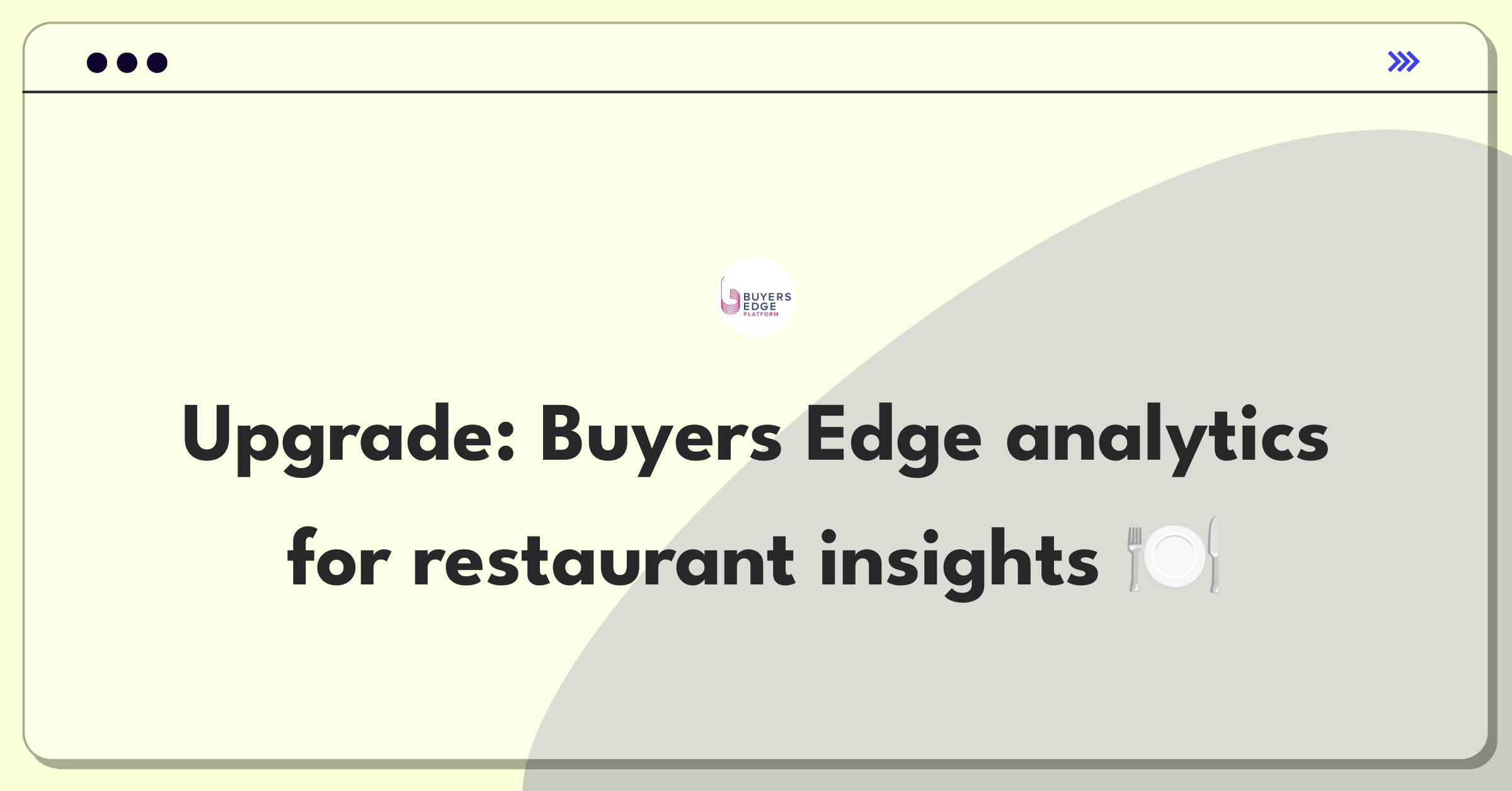 Product Management Improvement Question: Enhancing restaurant purchasing analytics dashboard for actionable insights