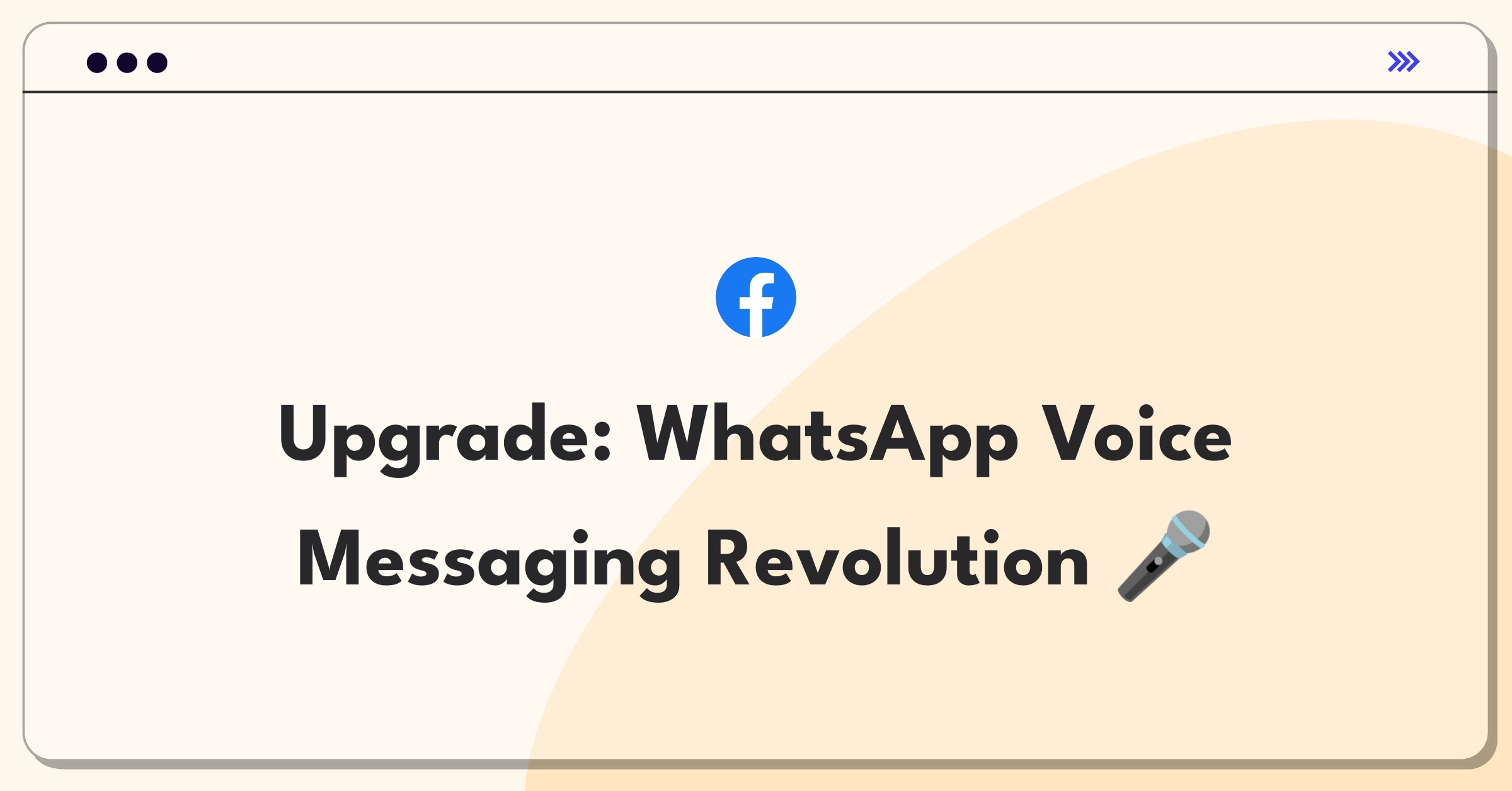 Product Management Improvement Question: Innovative WhatsApp voice messaging features for enhanced user experience