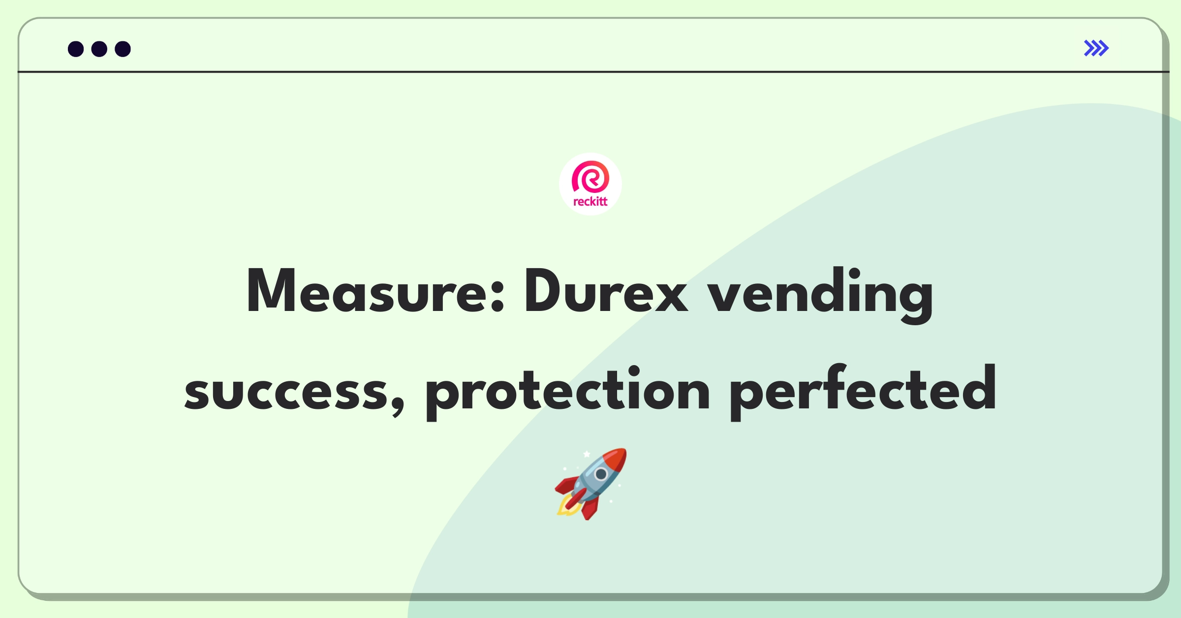 Product Management Success Metrics Question: Evaluating condom vending machine performance for Reckitt's Durex