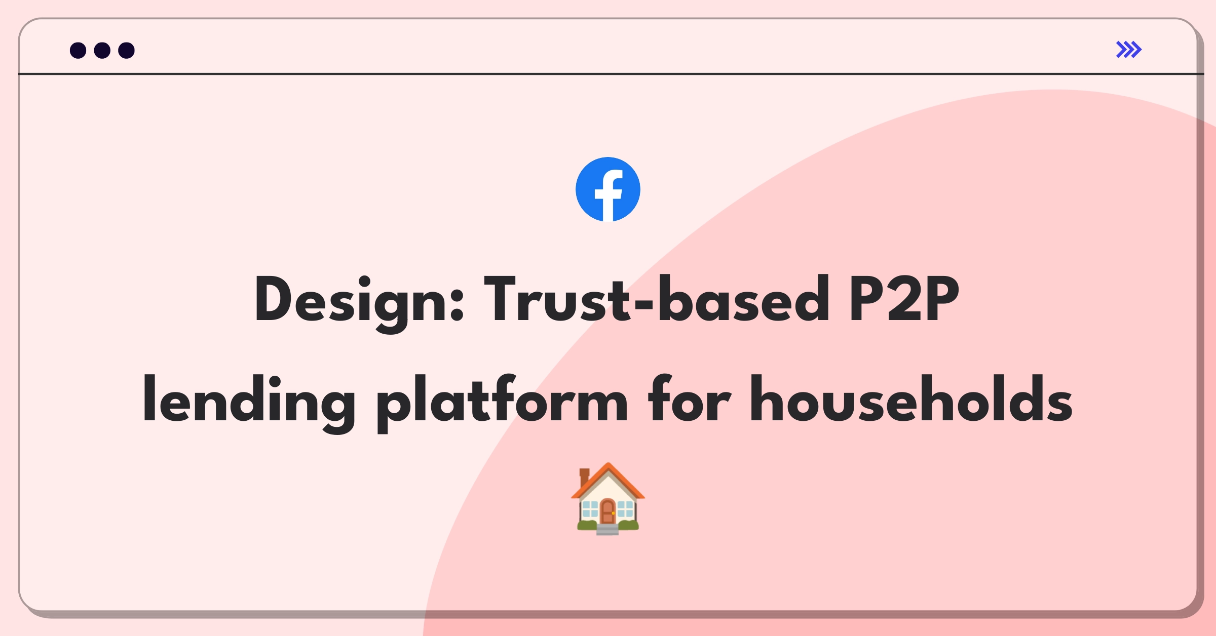 Product Management Design Question: Household goods borrowing and lending marketplace concept illustration