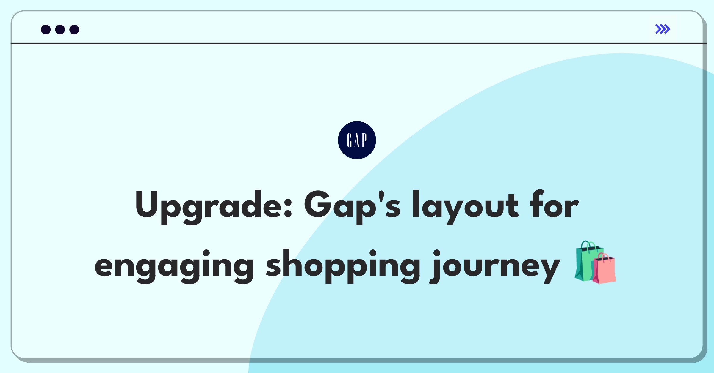 Product Management Improvement Question: Gap store layout redesign for enhanced customer engagement