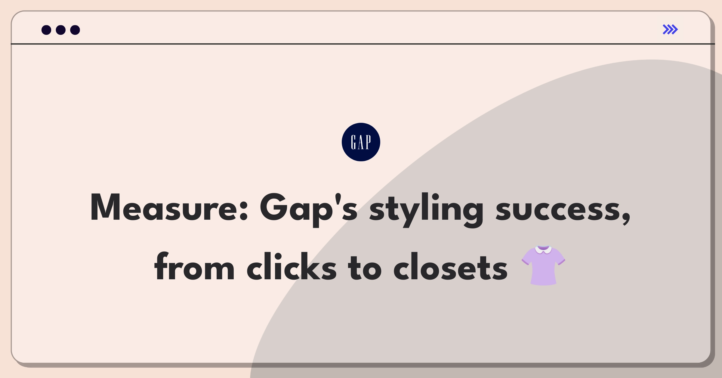 Product Management Analytics Question: Measuring success of Gap's online personalized styling service