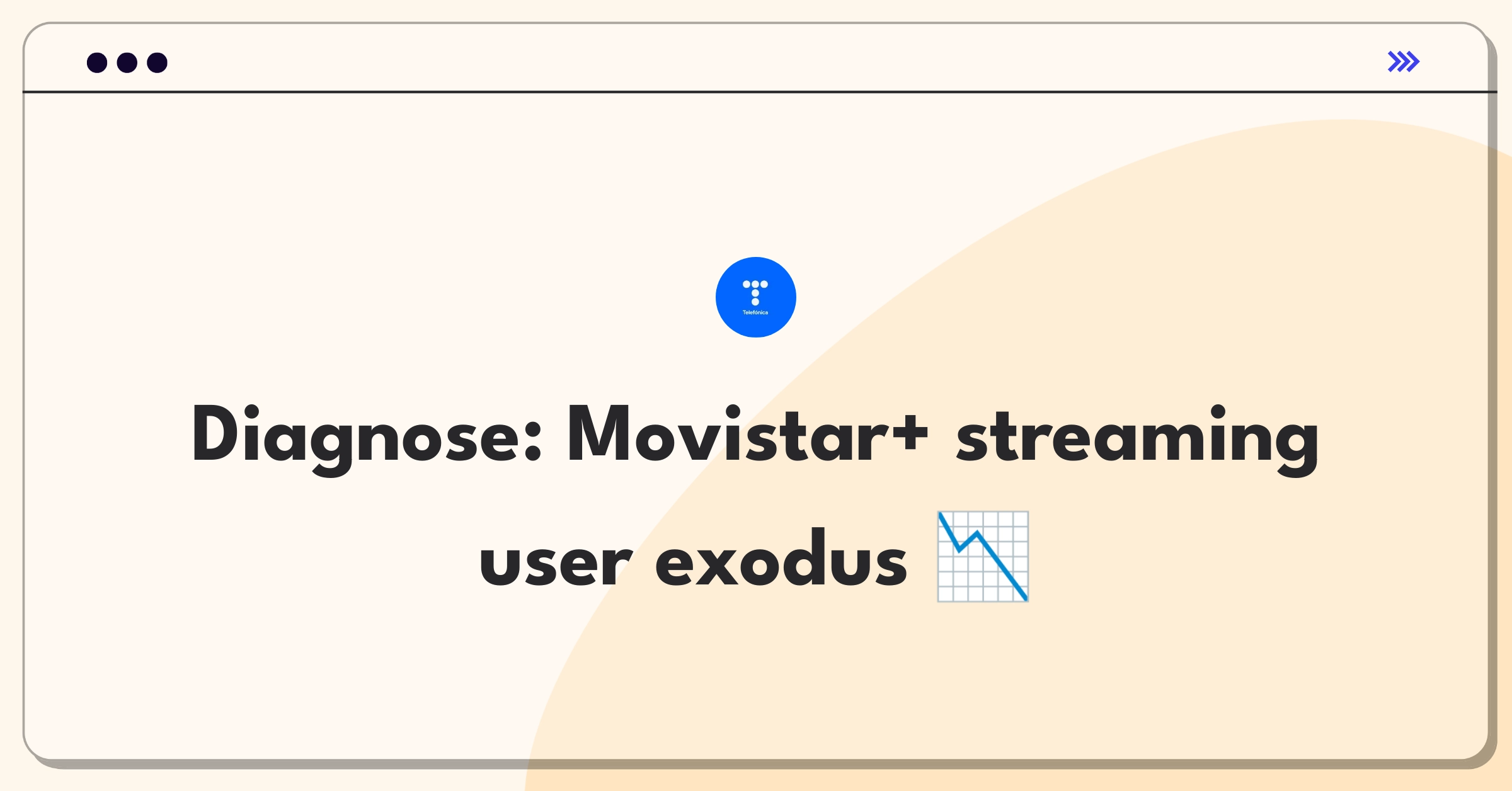 Product Management Root Cause Analysis Question: Investigating streaming service user decline for Telefónica's Movistar+