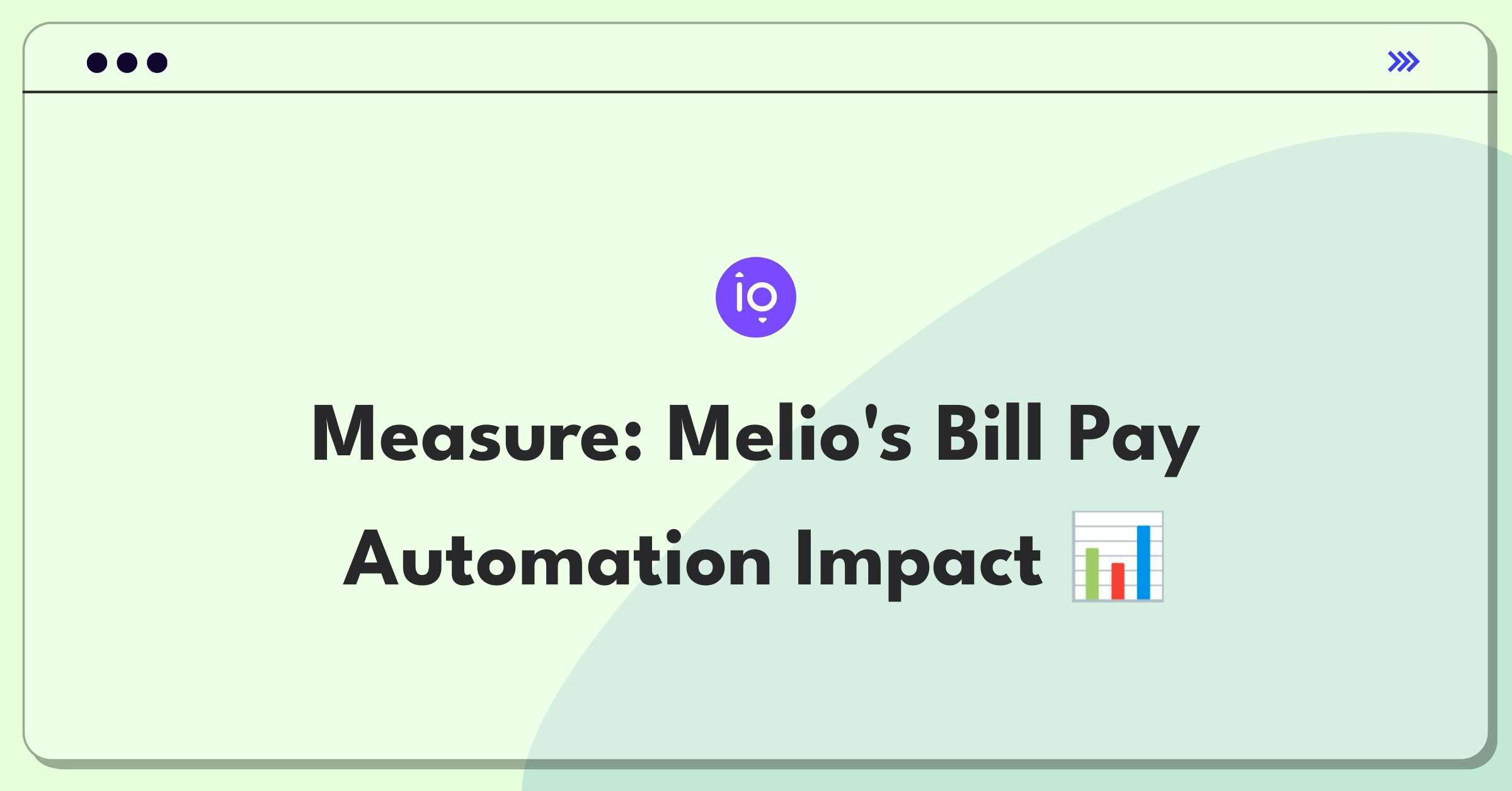 Product Management Success Metrics Question: Evaluating Melio Payments' bill pay automation feature effectiveness