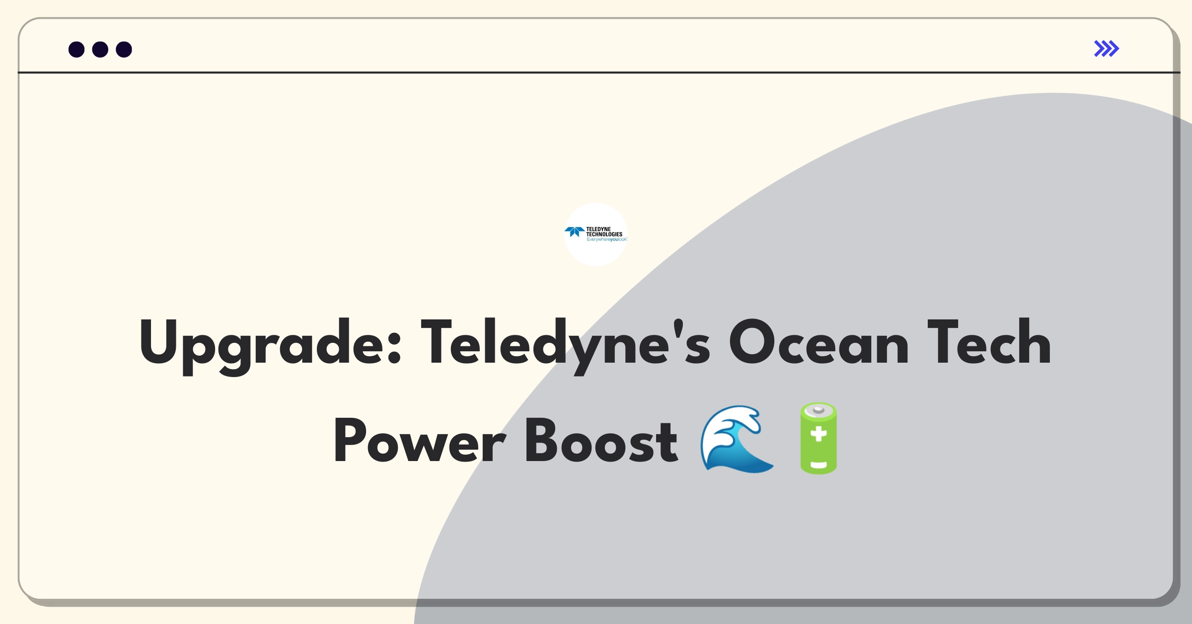 Product Management Improvement Question: Enhancing energy efficiency of marine instruments for extended ocean deployments