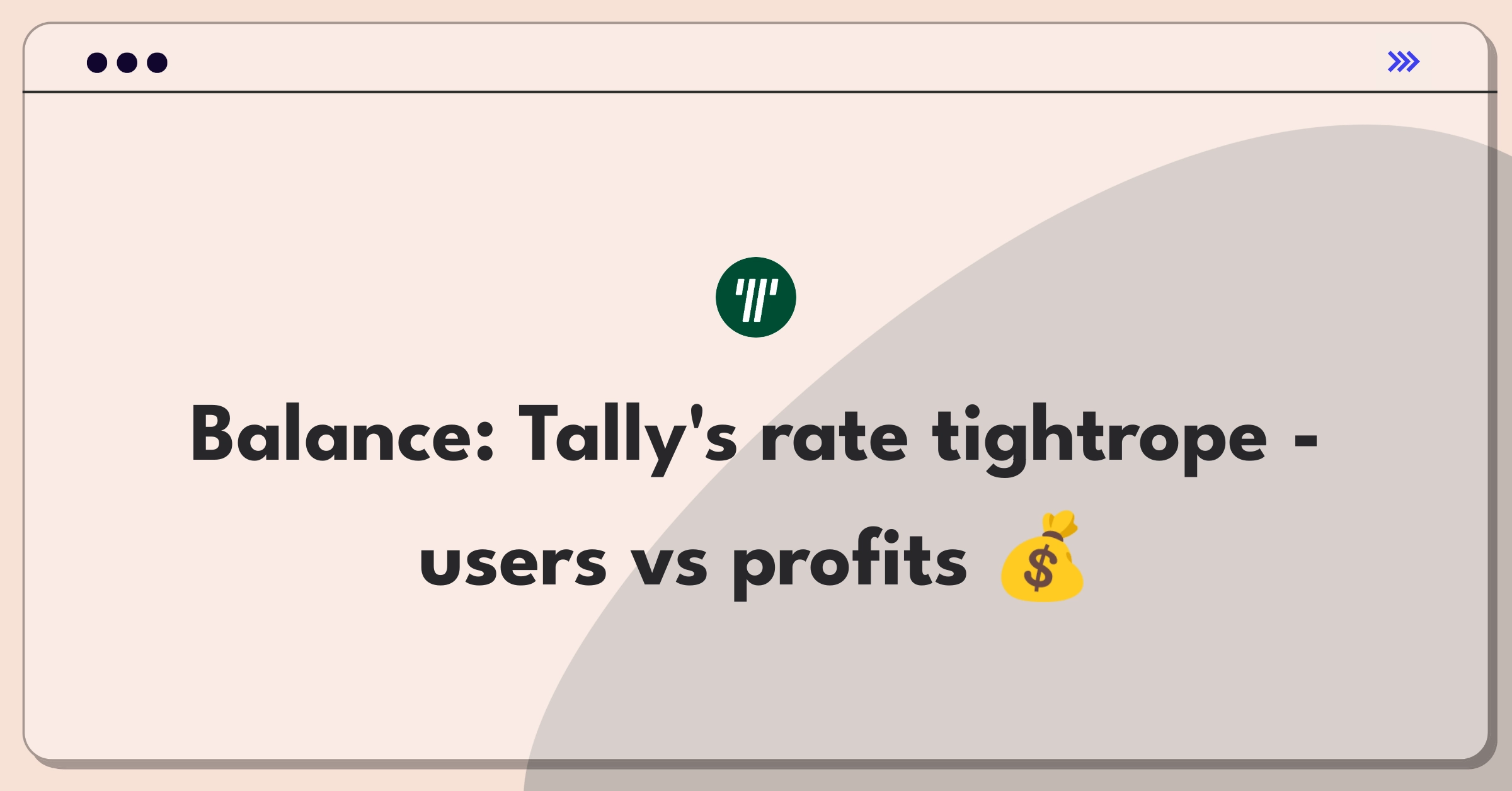 Product Management Trade-Off Question: Balancing Tally's interest rates and profitability in debt consolidation