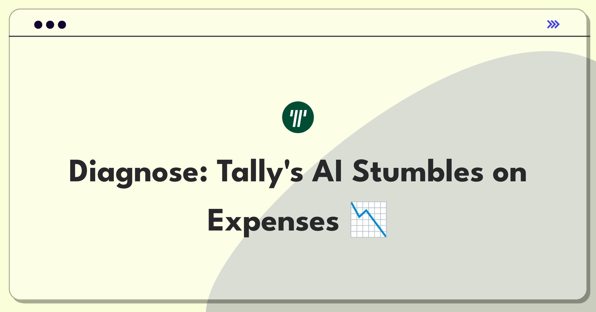 Product Management Root Cause Analysis Question: Investigating Tally's expense categorization accuracy decline