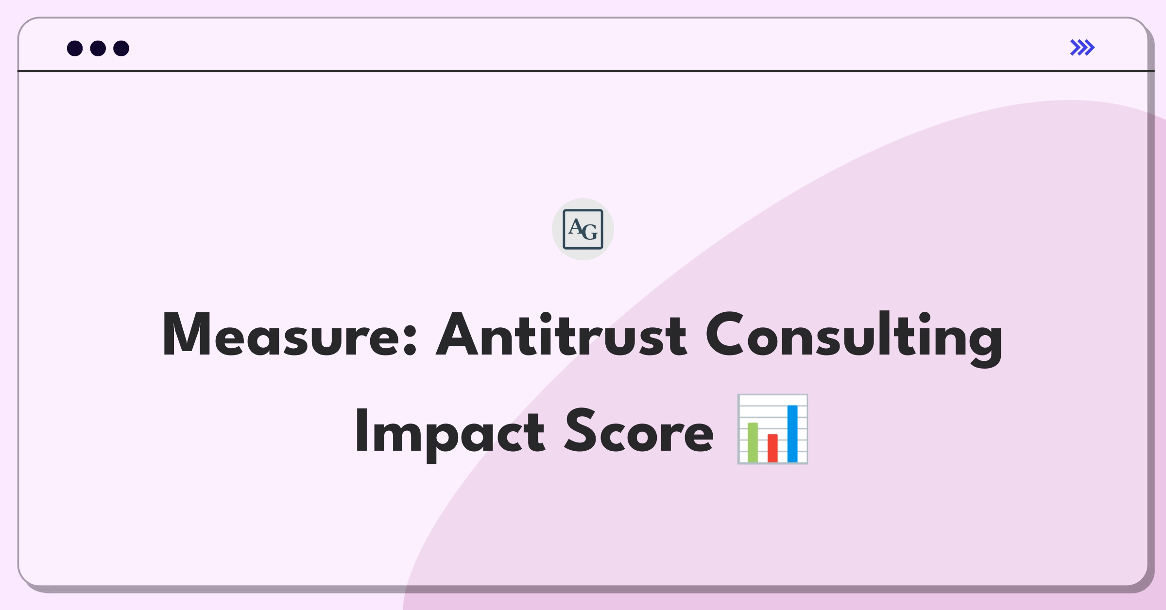 Product Management Metrics Question: Measuring success of economic consulting in antitrust cases