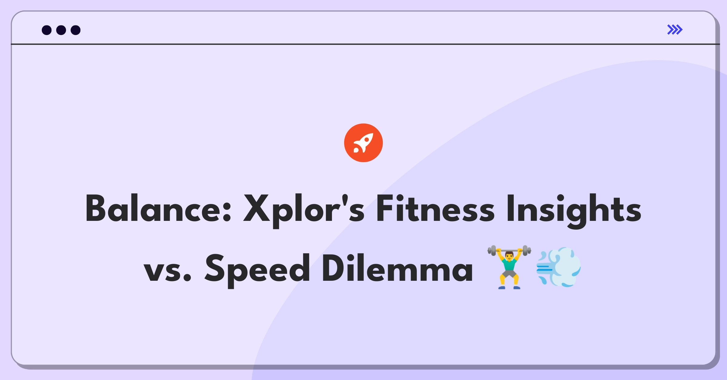 Product Management Trade-Off Question: Balancing comprehensive reporting and system performance for fitness club software