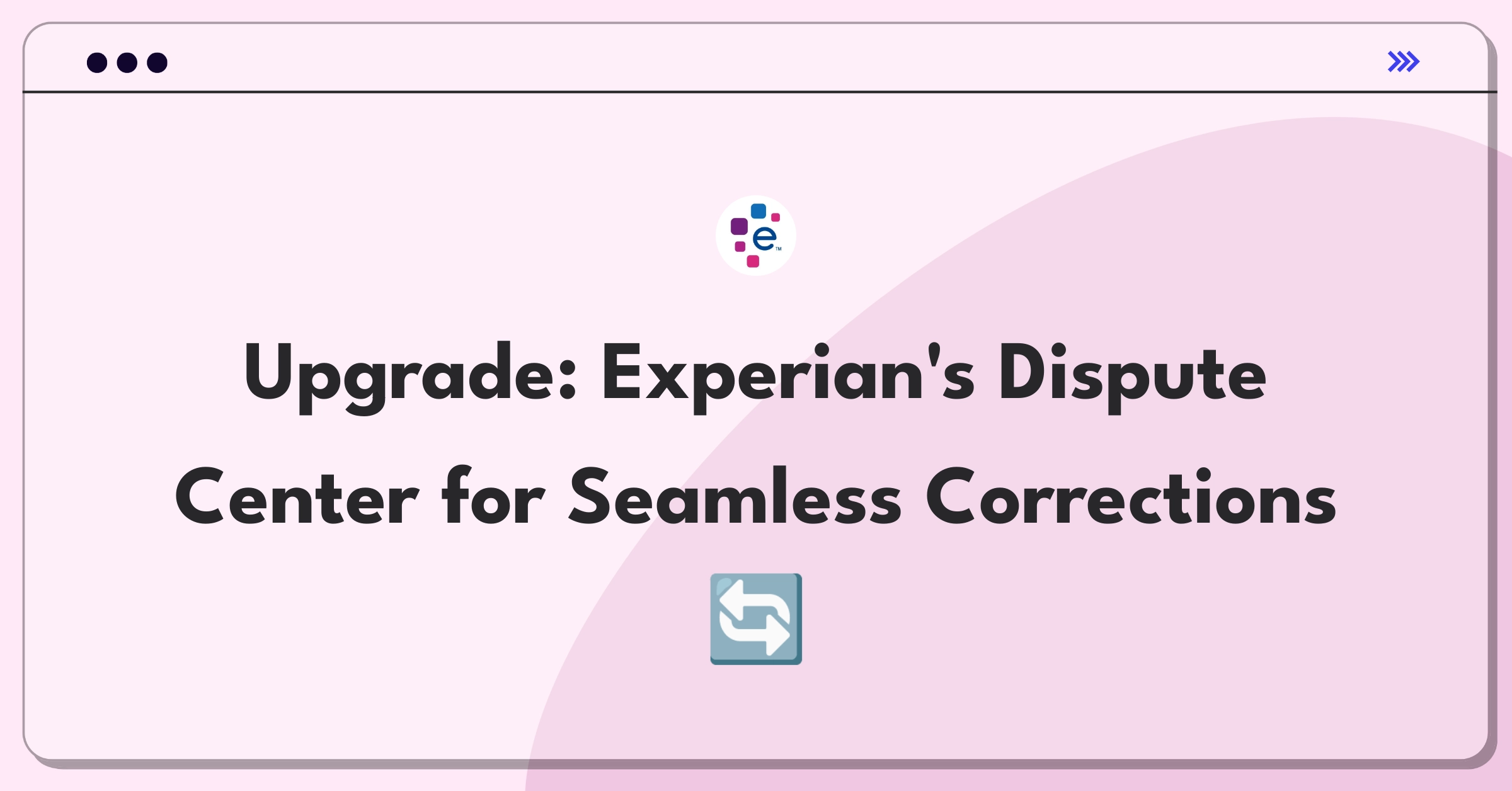 Product Management Improvement Question: Streamlining Experian's credit report dispute process for enhanced user experience