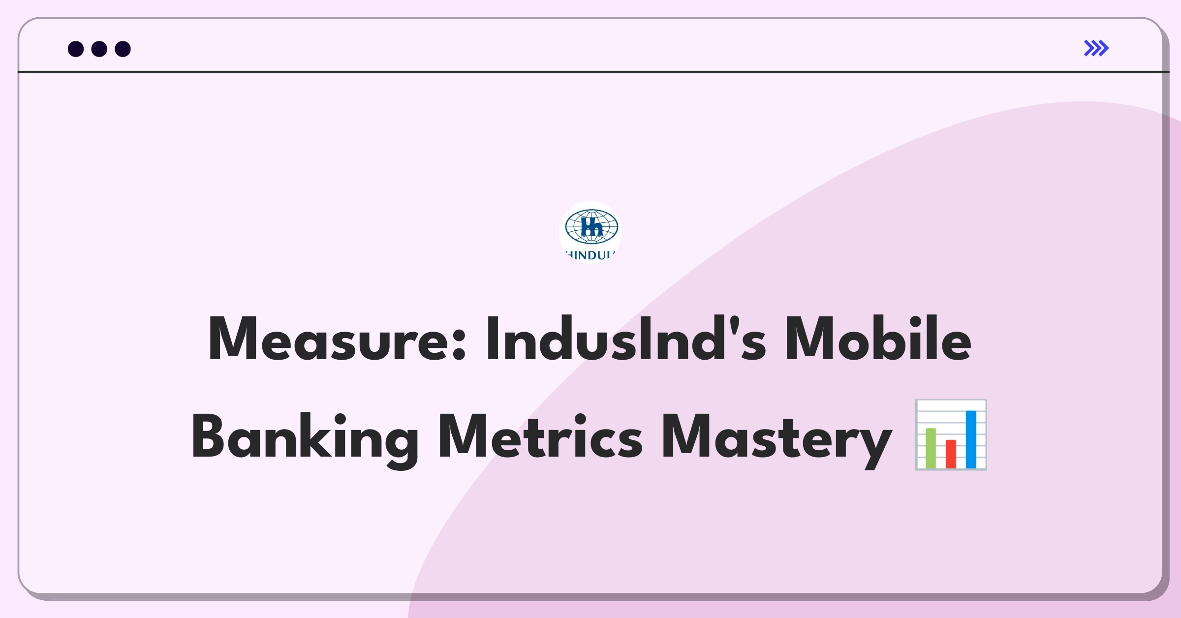 Product Management Metrics Question: Defining success for IndusInd Bank's mobile banking app through key performance indicators