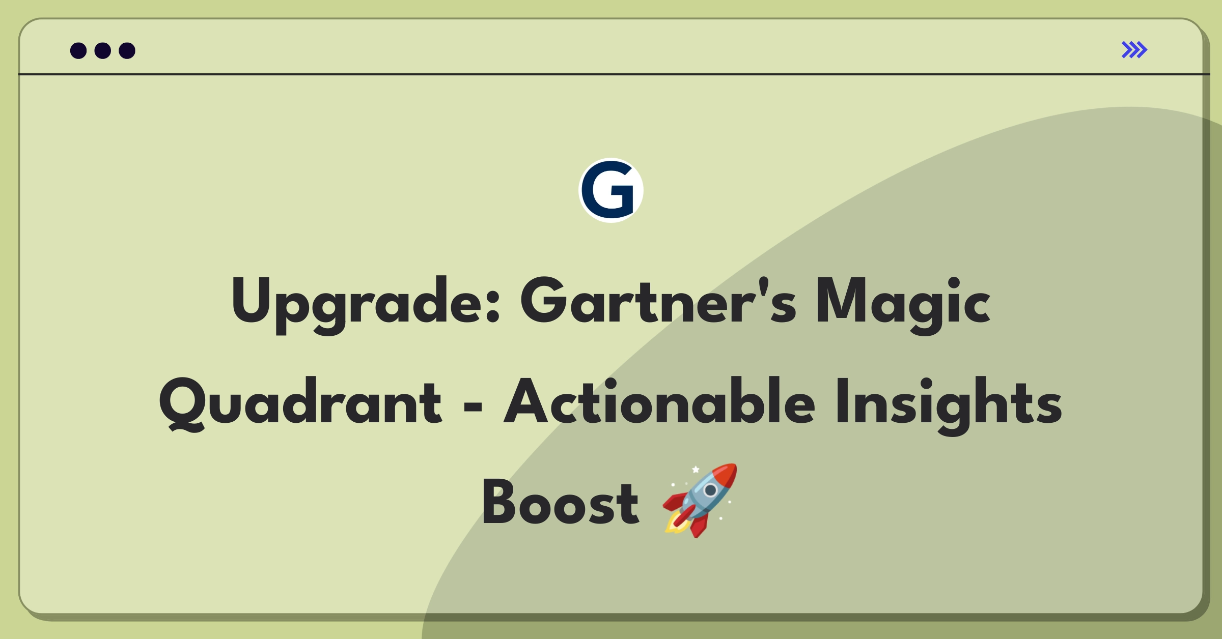 Product Management Strategy Question: Enhancing Gartner's Magic Quadrant reports for improved decision-making