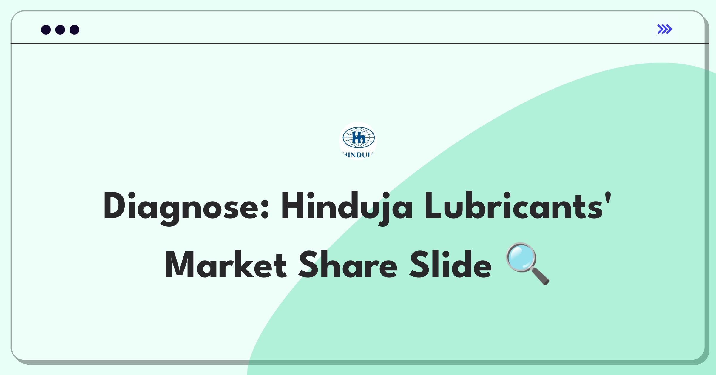 Product Management Root Cause Analysis Question: Investigating market share decline in lubricants industry